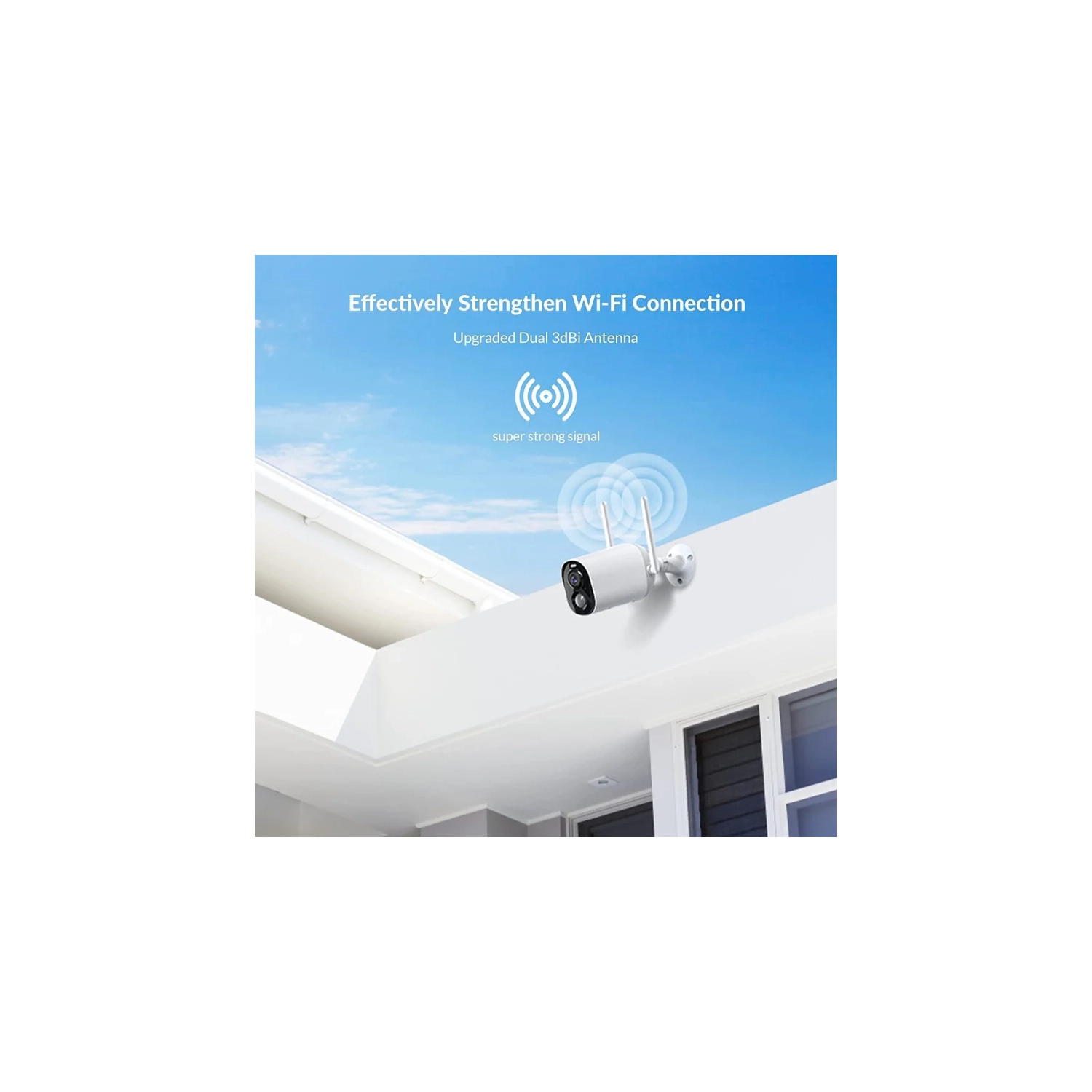 Wireless Outdoor 2K Security Camera: Solar & Battery Powered with Spotlight, Siren, Motion Detection, Color Night Vision, 2-Way Audio, IP66, 2.4GHz