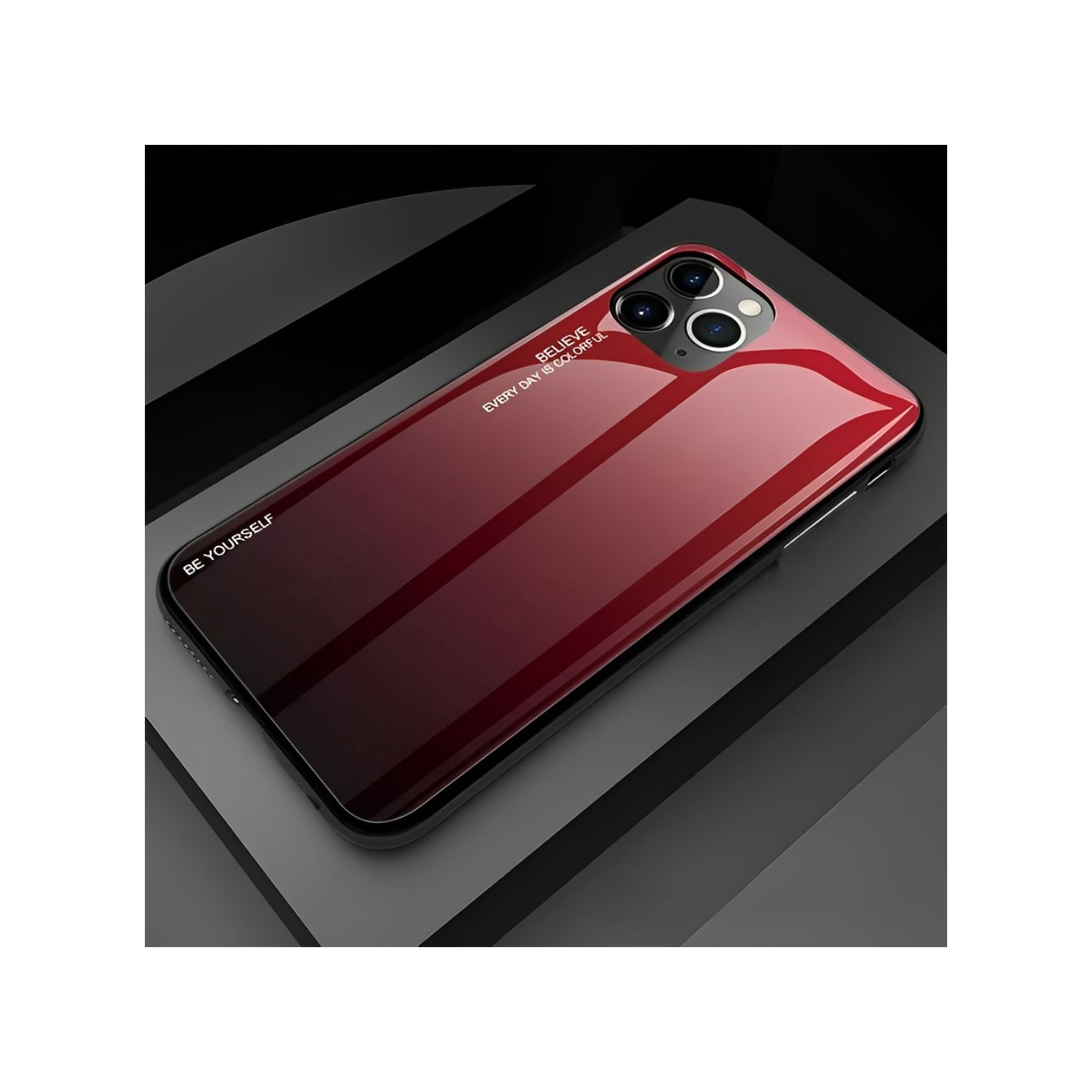 Gradient Glass Case for iPhone 13 PRO, Slim Thin Anti-Scratch Shockproof Protective Case, Tempered Glass Back Cover-FREE SHIPPING