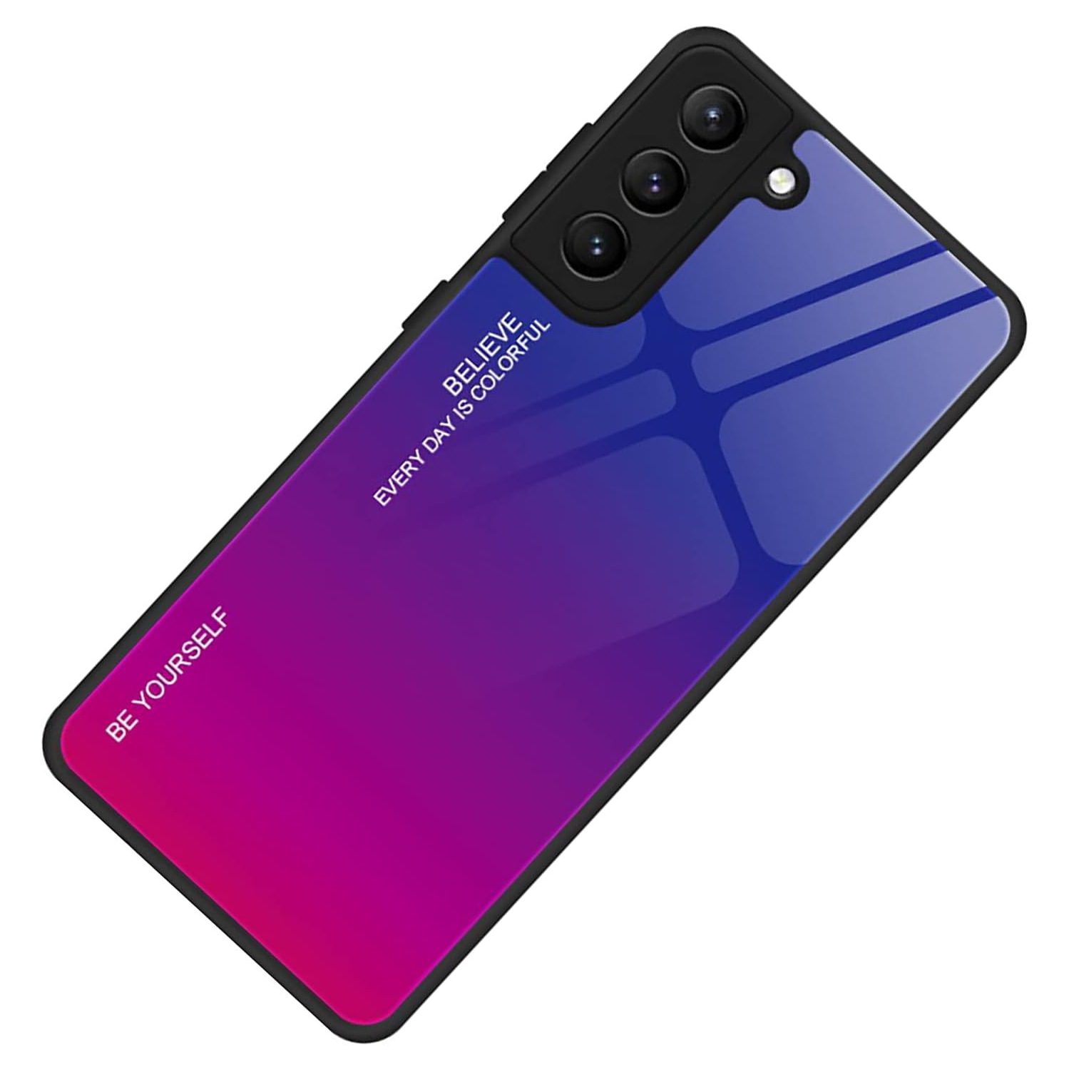 Gradient Glass Case for Samsung S22 PLUS, Slim Thin Anti-Scratch Shockproof Protective Case, Tempered Glass Back Cover-FREE SHIPPING