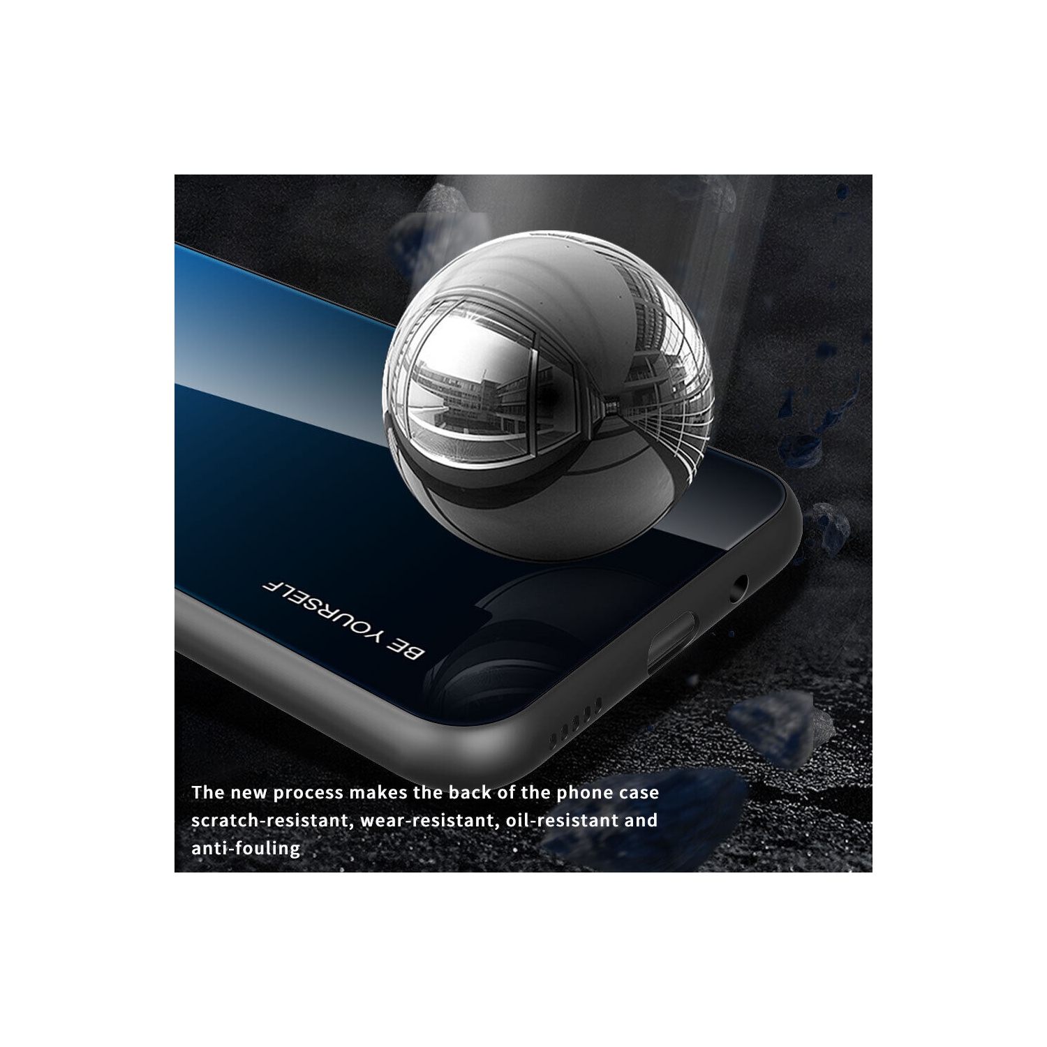 Gradient Glass Case for Samsung S21, Slim Thin Anti-Scratch Shockproof Protective Case, Tempered Glass Back Cover-FREE SHIPPING