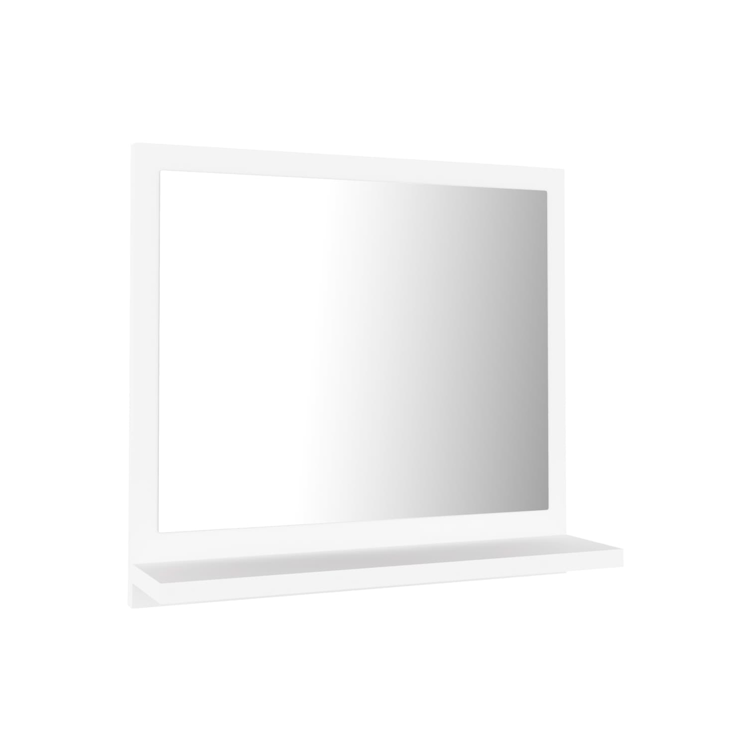vidaXL Bathroom Mirror White 40x10.5x37 cm Engineered Wood