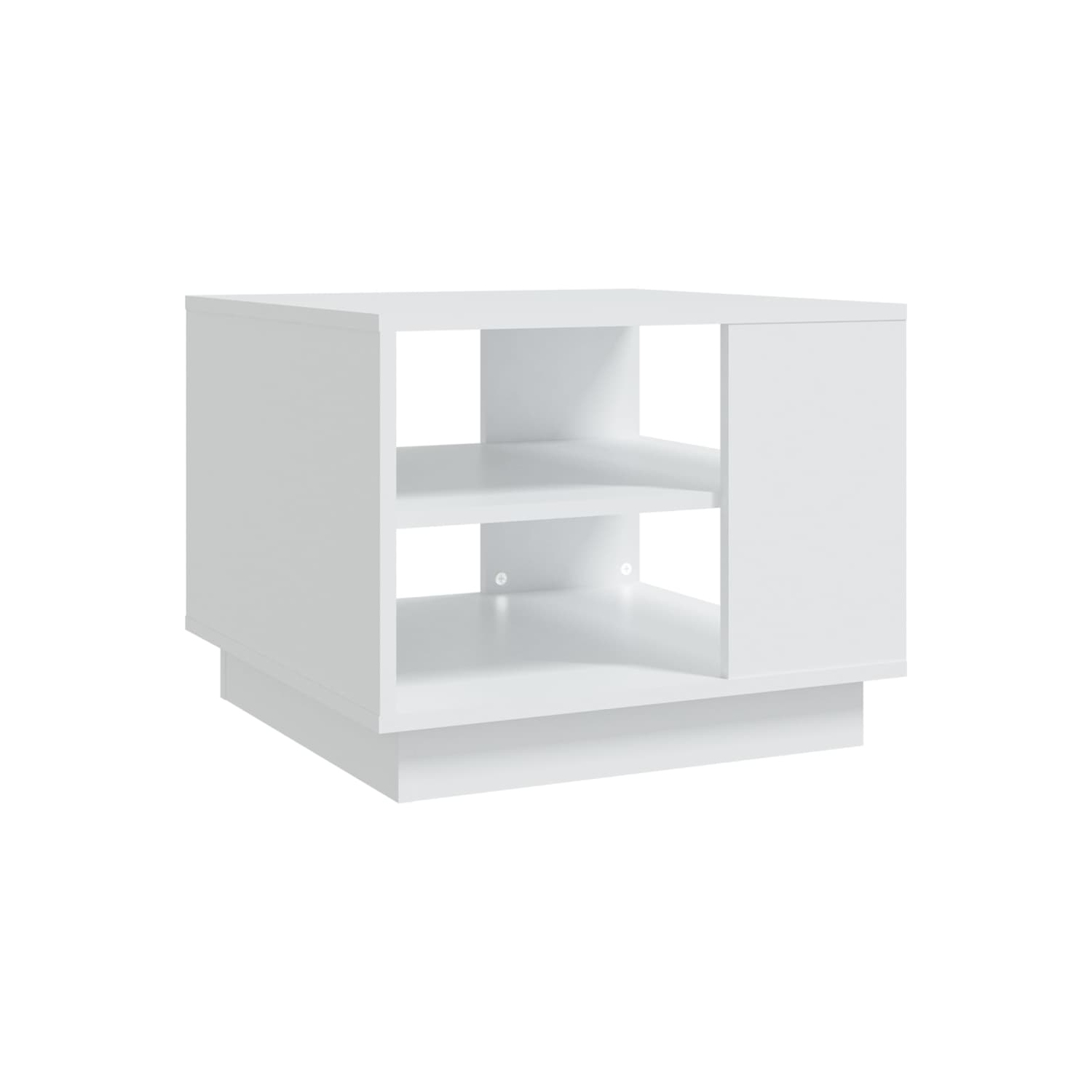 vidaXL Coffee Table White 55x55x43 cm Engineered Wood