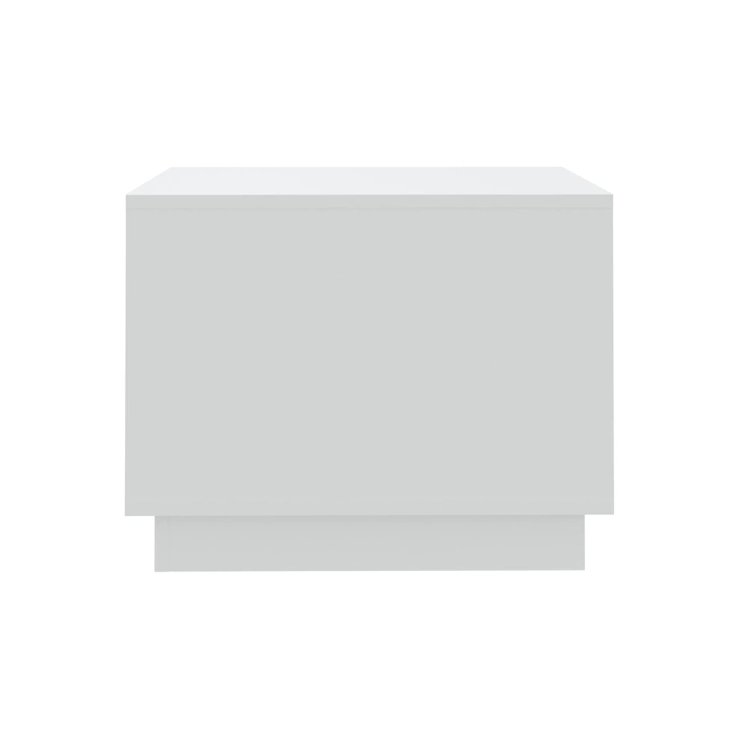 vidaXL Coffee Table White 55x55x43 cm Engineered Wood