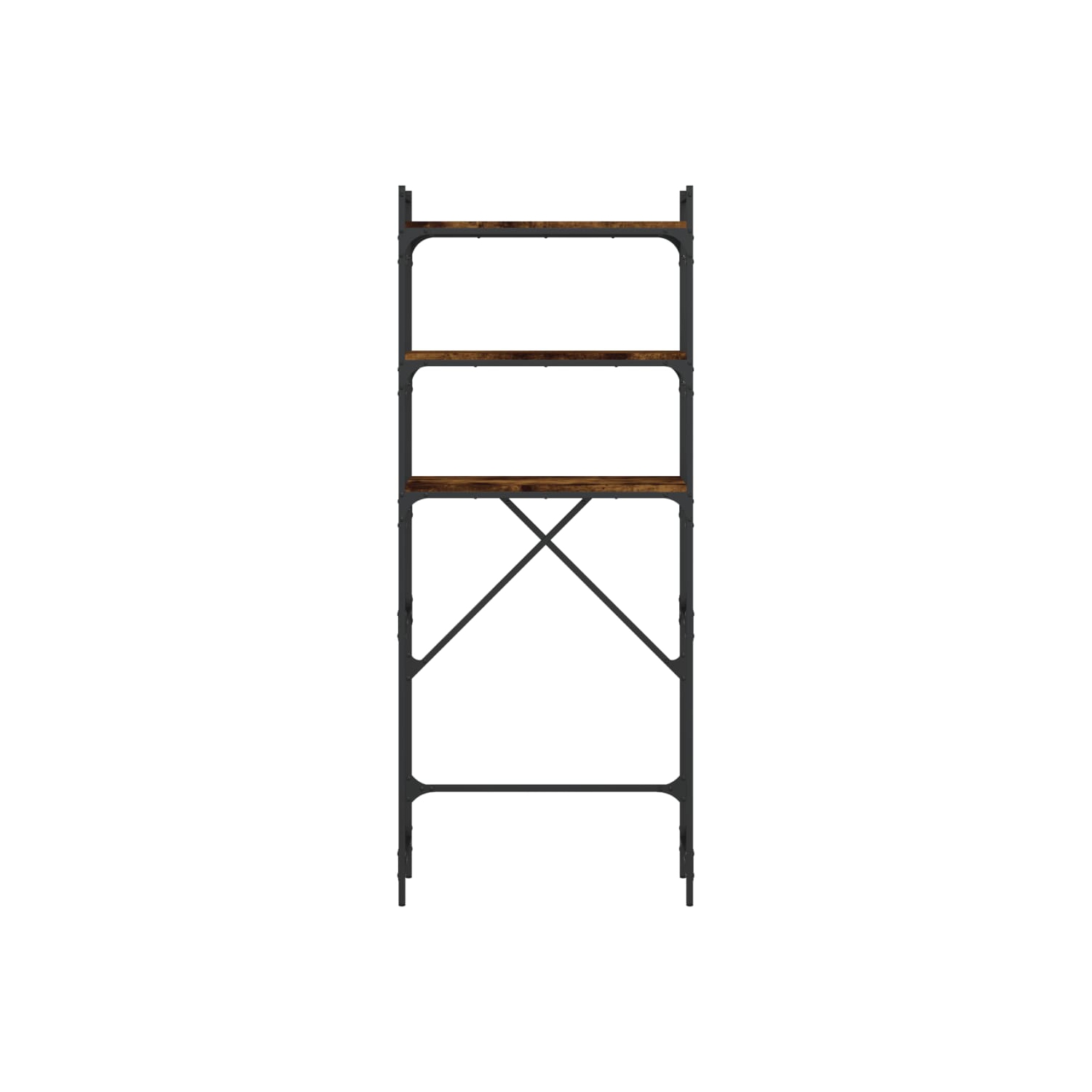 Tablette pour laveuse VIdaXL chêne fumé 67x25x163&nbsp;cm bois d'ingénierie