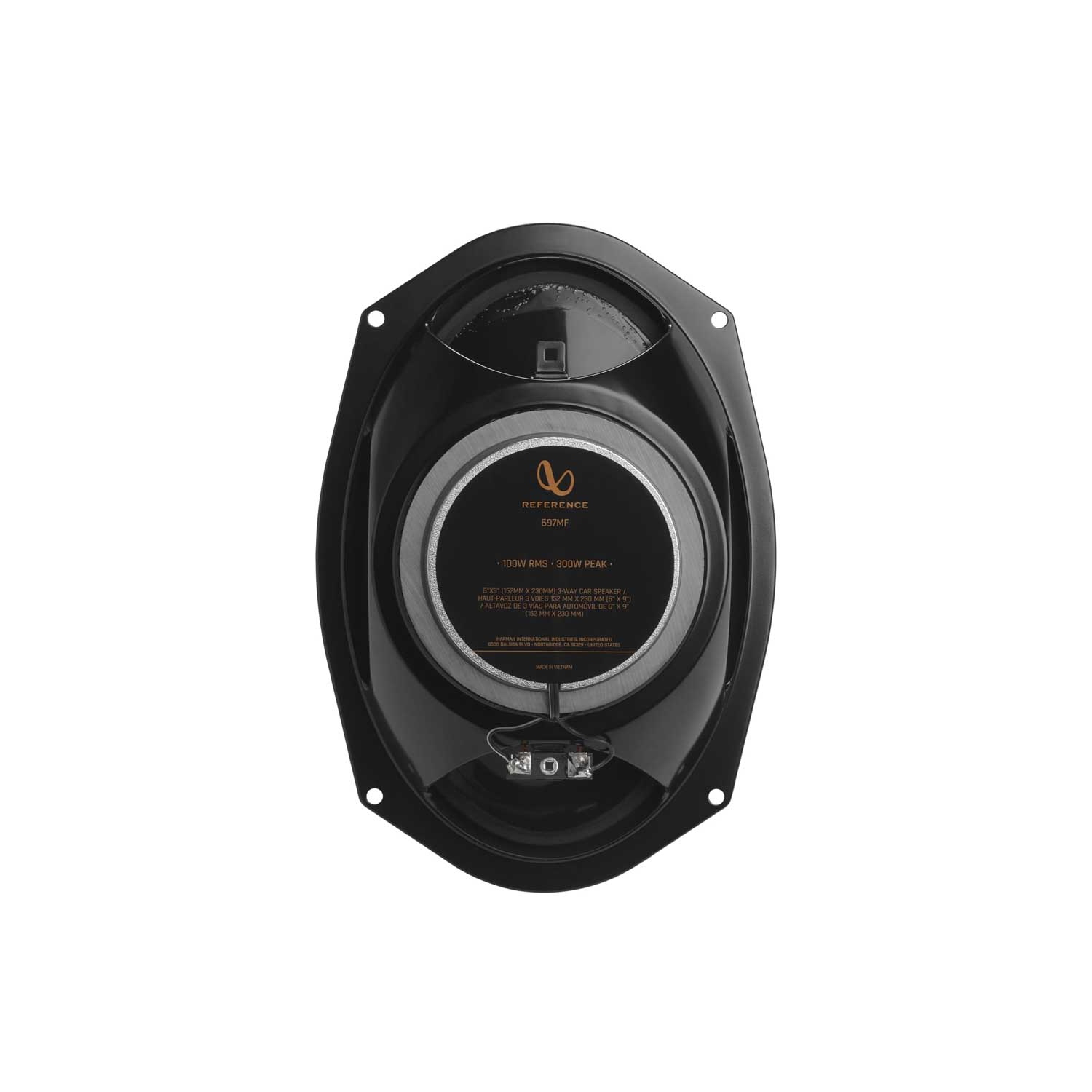 Infinity Reference 697MF 6" x 9" 3-Way 300W Peak Car Coaxial Speakers