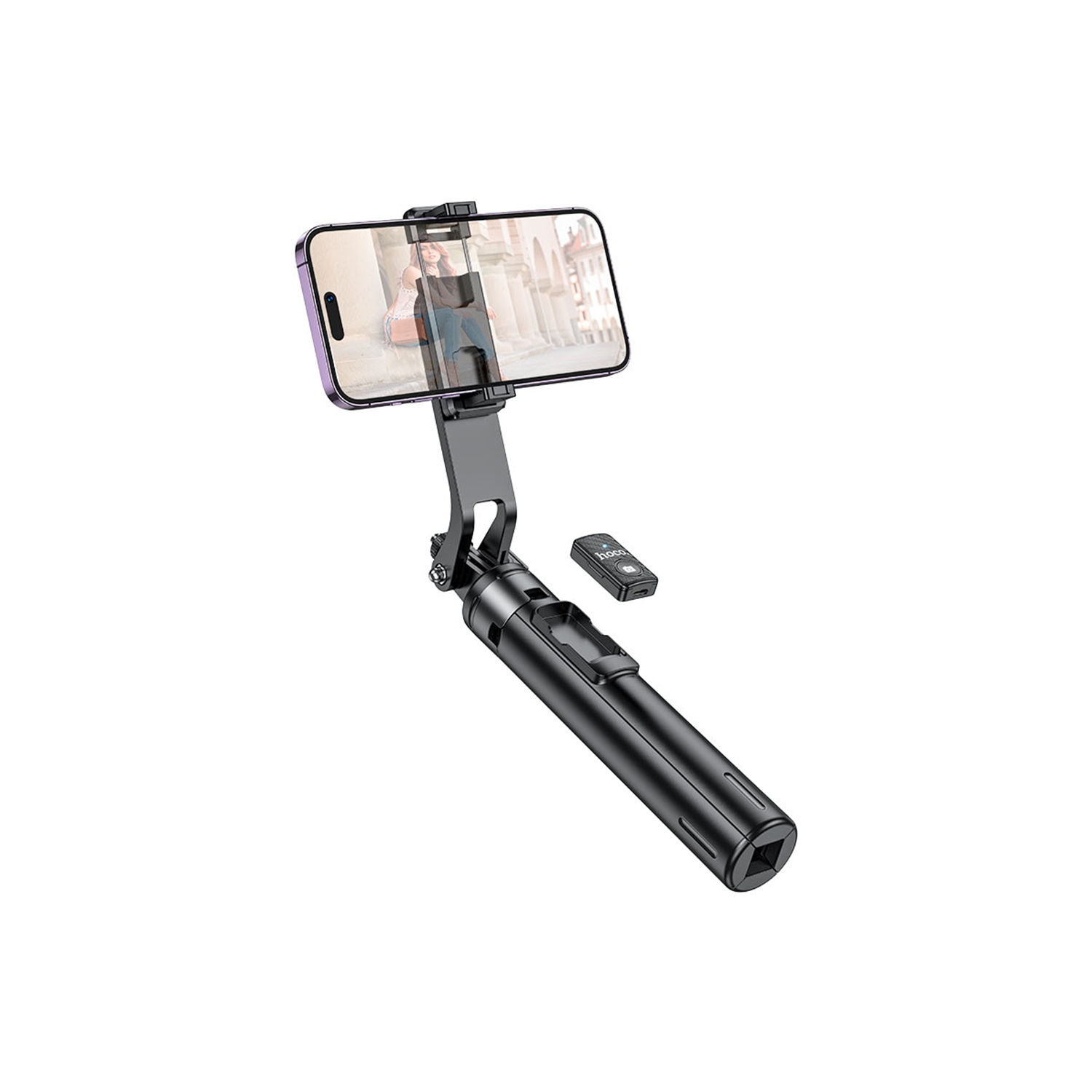 Selfie Stick Tripod & Wireless Bluetooth Remote Extendable Monopod Stand for Live Stream Tiktok iPhone Samsung Smartphones