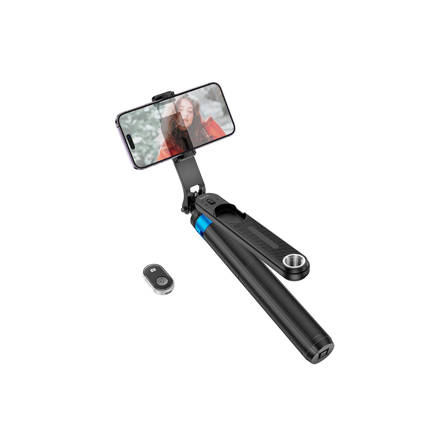 Selfie Stick Tripod & Wireless Bluetooth Remote Extendable Monopod Stand for Live Stream Tiktok Cell Phone iPhone Samsung