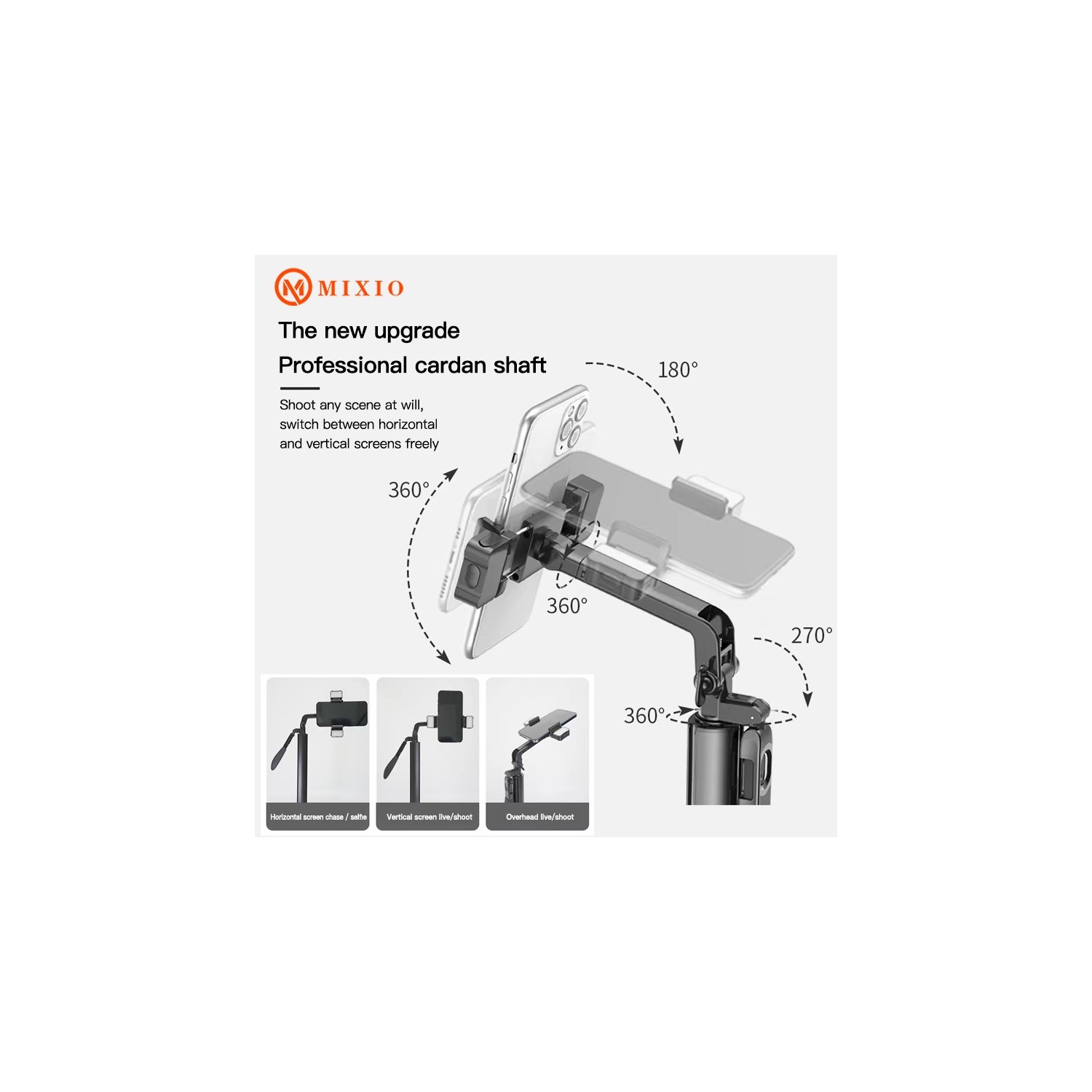 Selfie Stick Tripod & Wireless Bluetooth Remote Extendable Monopod Stand for Cell Phone iPhone Samsung Live Stream Tiktok