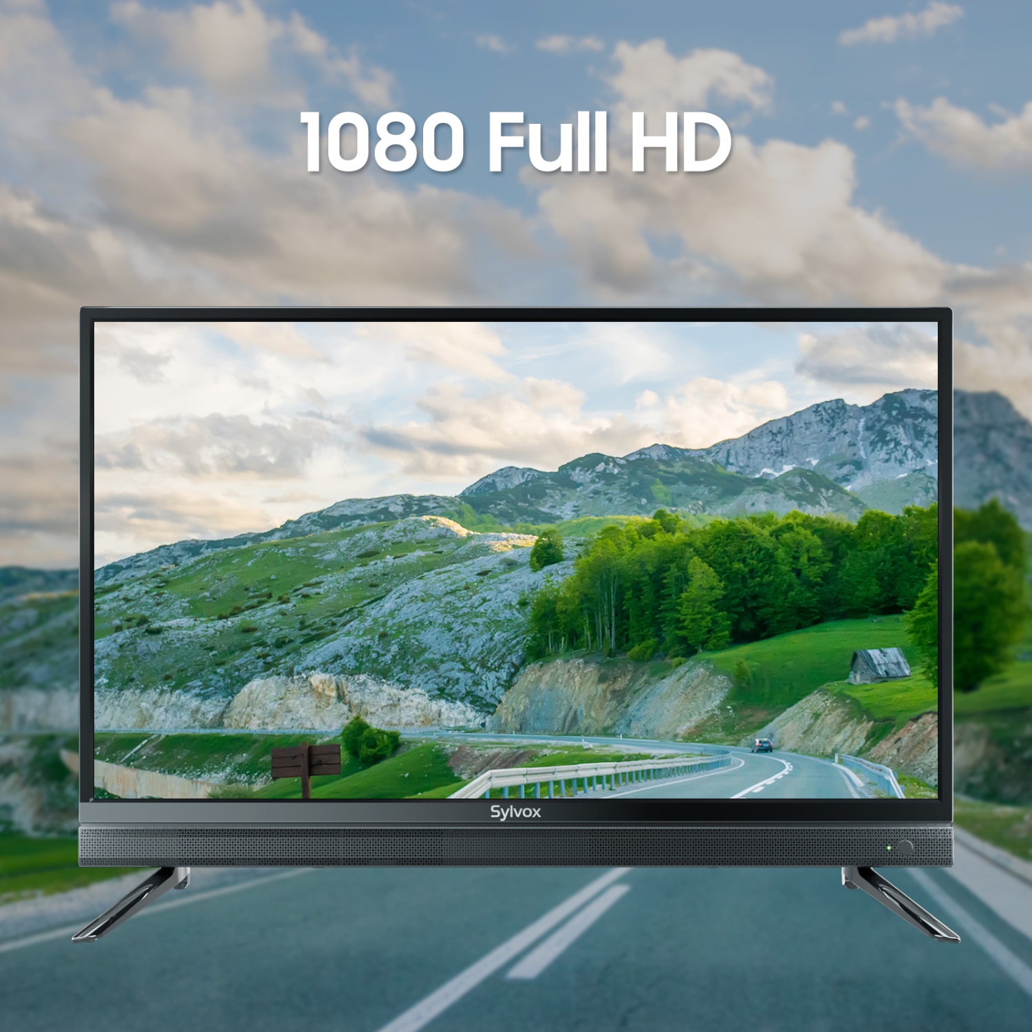 SYLVOX Smart RV TV, 32" 12 Volt TV for RV, Newest Smart Google TV Support Download APPs with Google Assistant, 1080P DC/AC Powered Television for RV