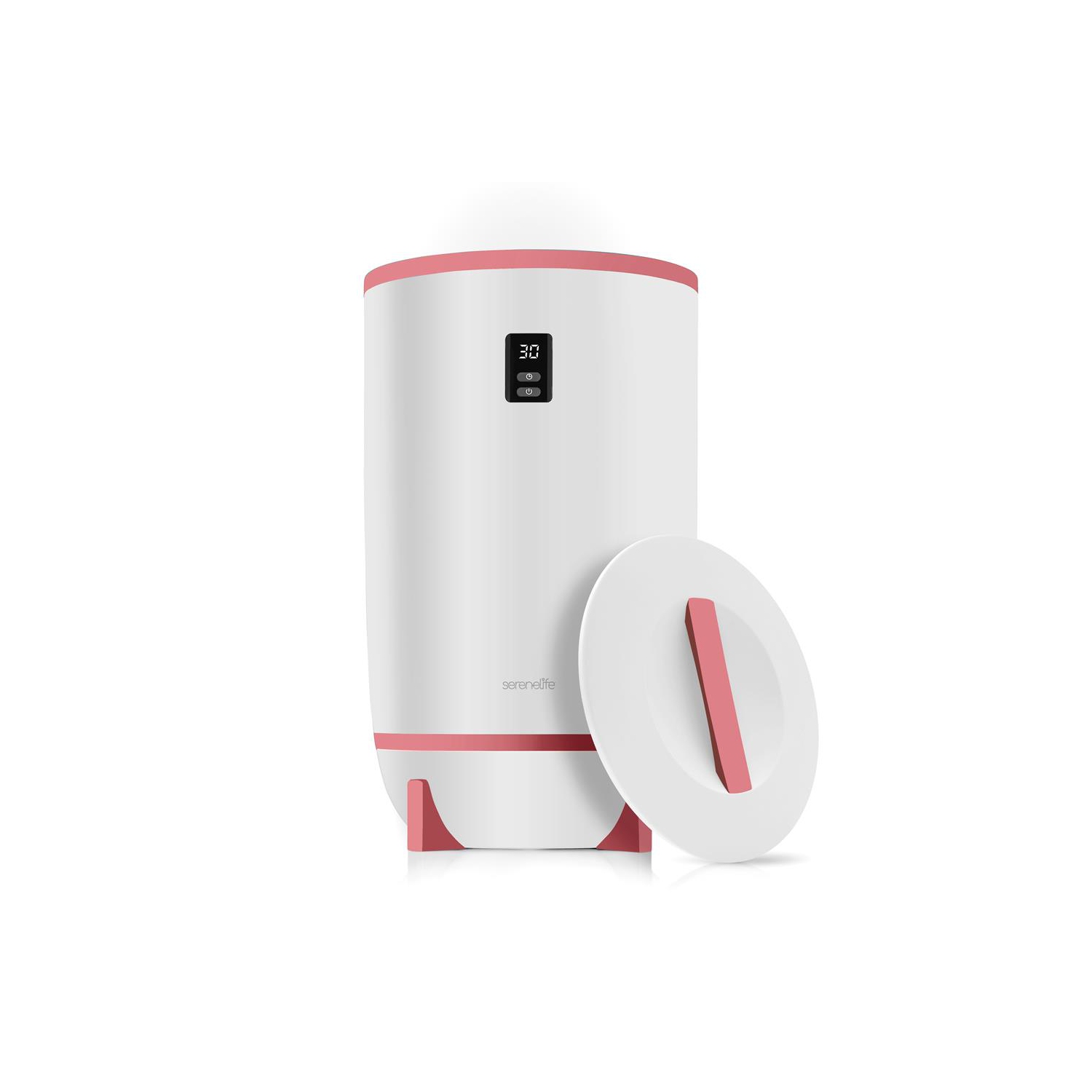 Single Touch Towel & Blanket Warmer with Fragrant Disc Holder and LED Ring