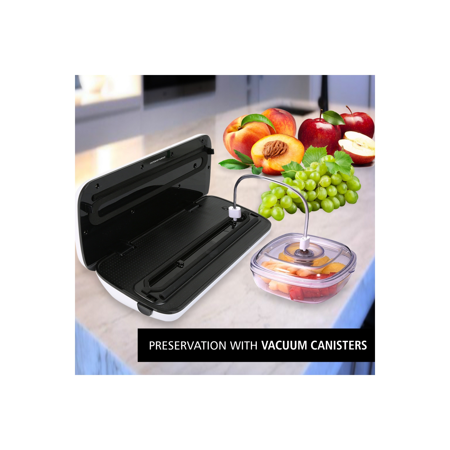Automatic Food Vacuum Sealer - Electric Air Sealing Preserver System