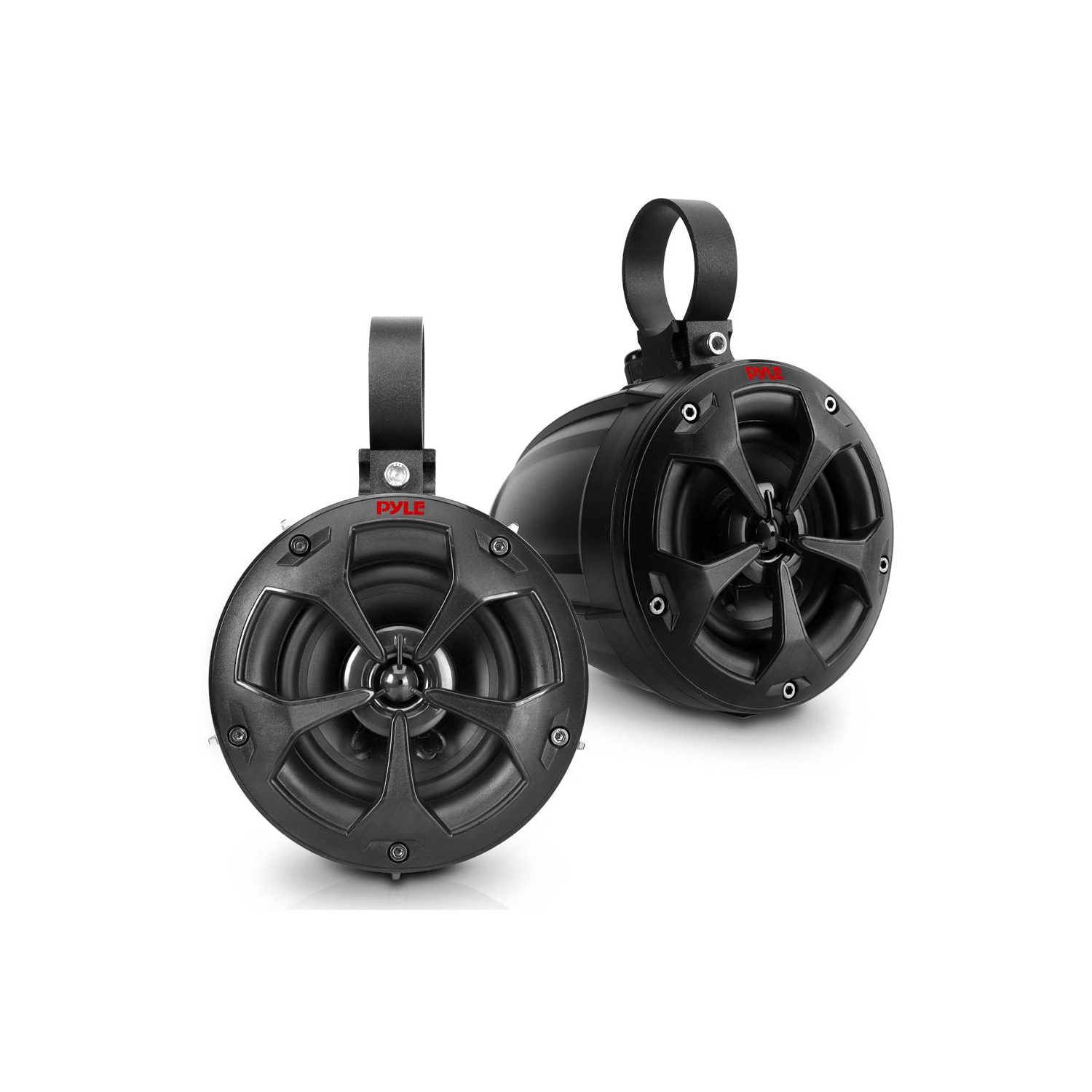 Haut-parleurs tout terrain résistants à l’eau de 4 po – système de haut-parleurs compacts pour véhicules de sports motorisés pour VTT, VUTT, 4x4, Jeep