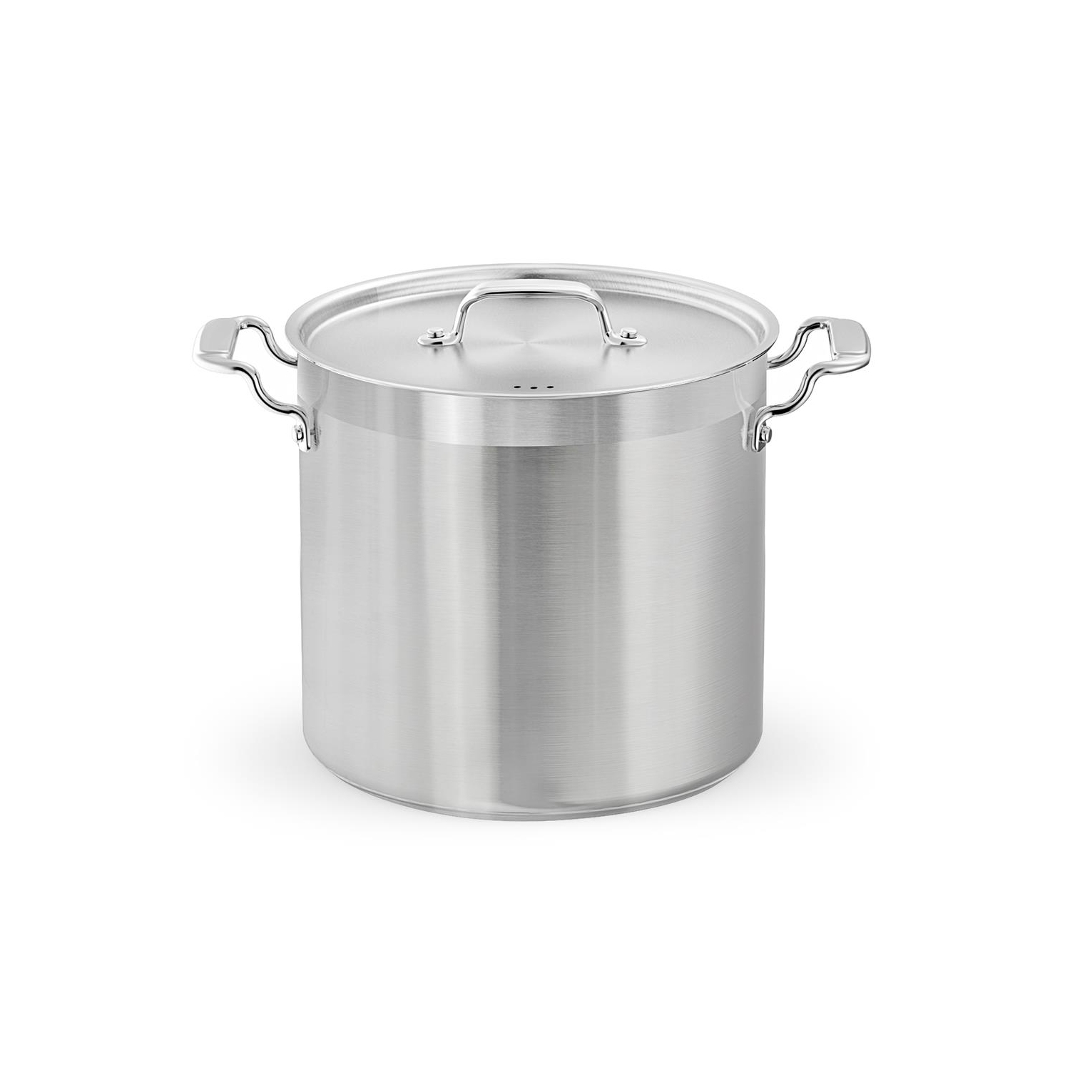 Stainless Steel Cookware Stockpot - 24 Quart, Heavy Duty Induction Pot, Soup Pot With Stainless Steel Lid