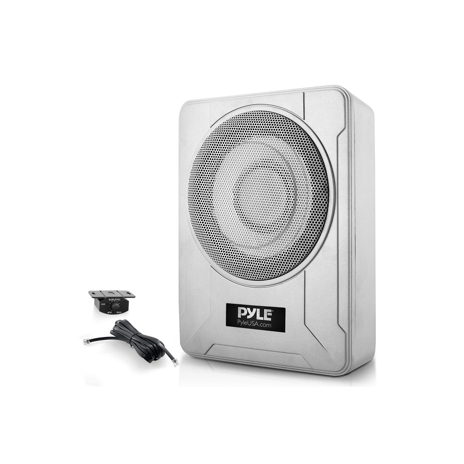 Système de haut-parleur d’extrêmes graves actif et étanche à faible profil de 8 po et 600 W, adapté aux installations sous le siège