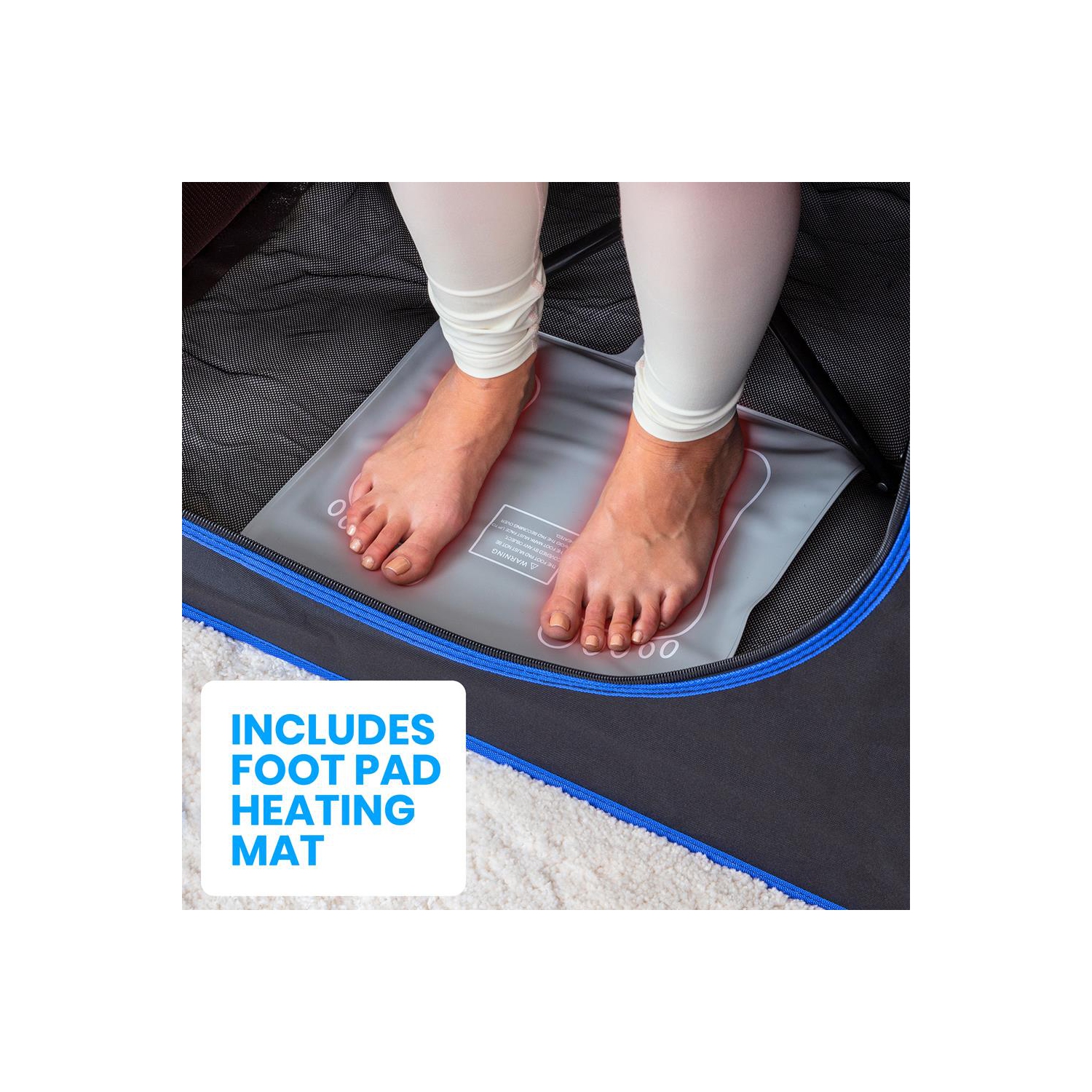 Sauna compact et portatif - Deluxe thérapeutique personnelle Detox Sauna à chaud, Sauna infrarouge