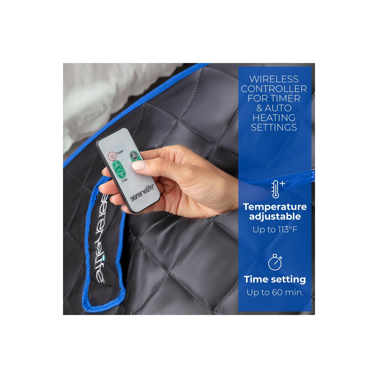 Sauna portatif à vapeur – Sauna pour une personne pour détoxifier et perdre du poids