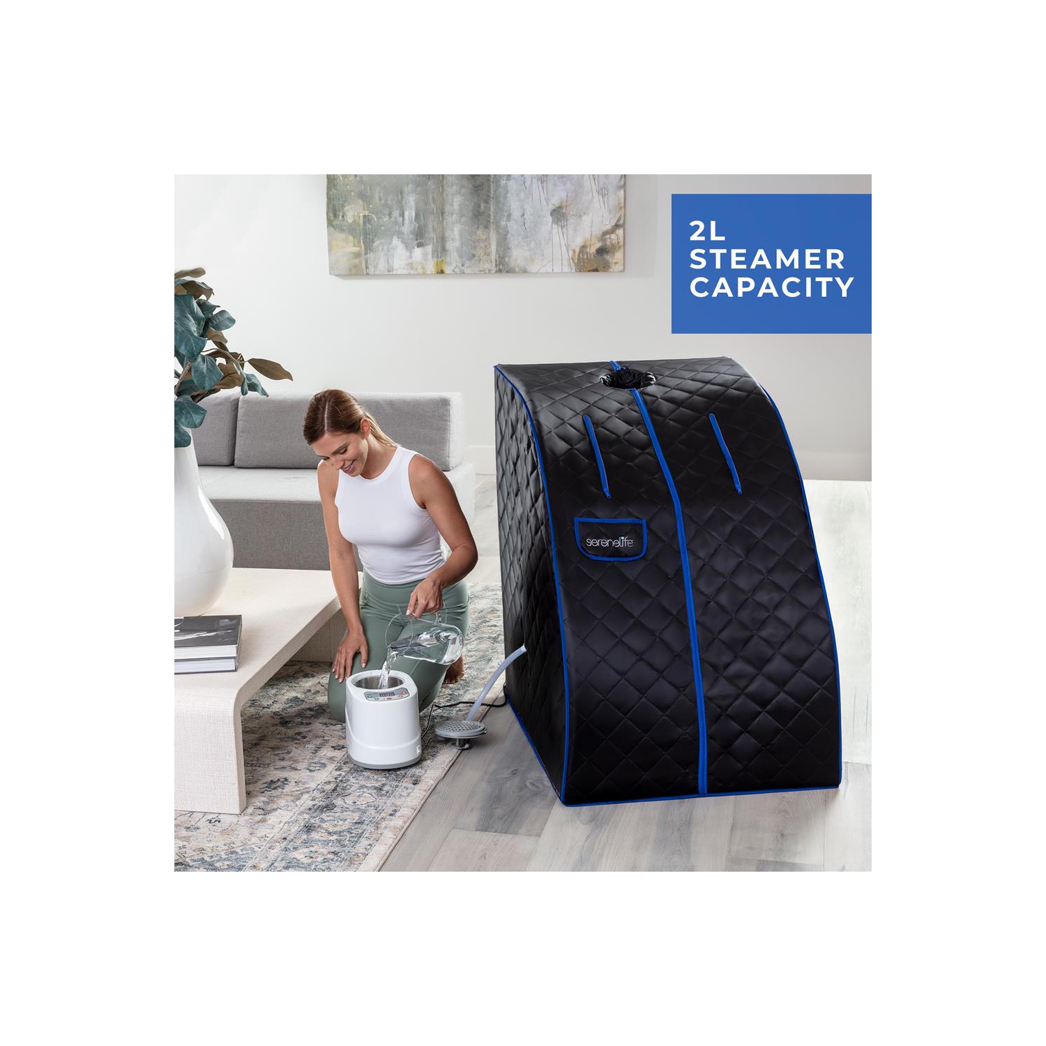 Sauna portatif à vapeur – Sauna pour une personne pour détoxifier et perdre du poids