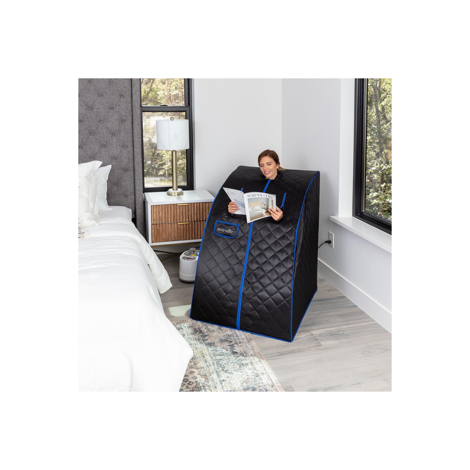 Sauna portatif à vapeur – Sauna pour une personne pour détoxifier et perdre du poids