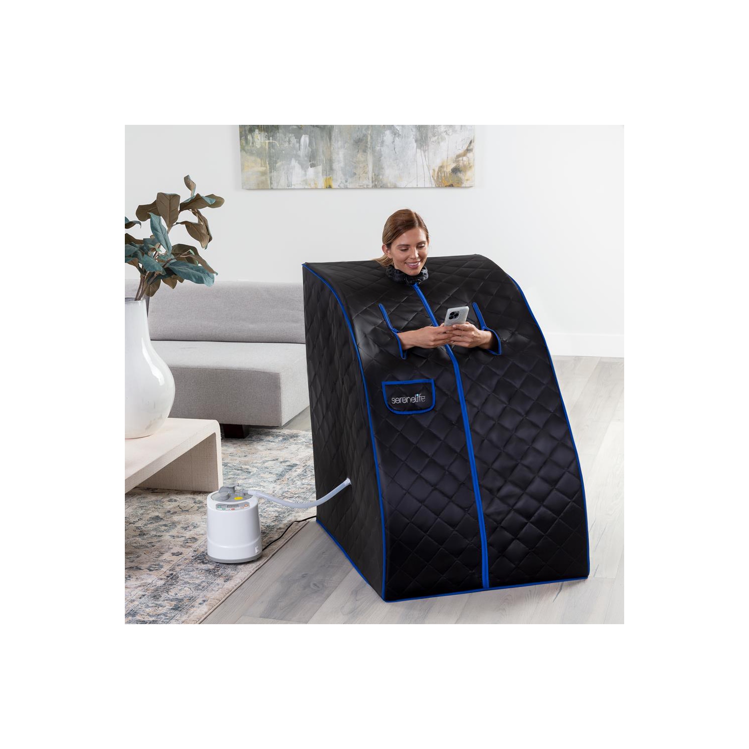 Sauna portatif à vapeur – Sauna pour une personne pour détoxifier et perdre du poids