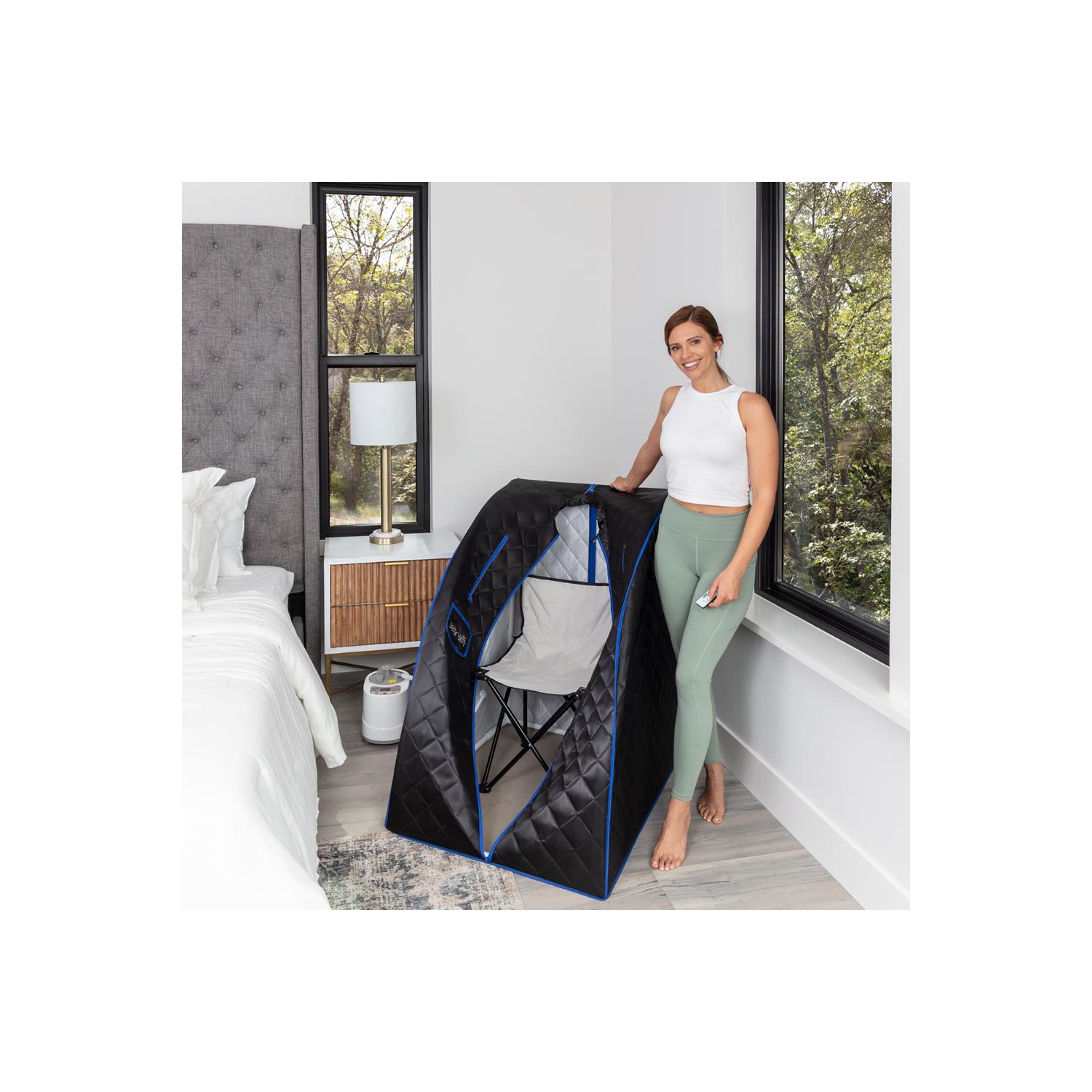 Sauna portatif à vapeur – Sauna pour une personne pour détoxifier et perdre du poids