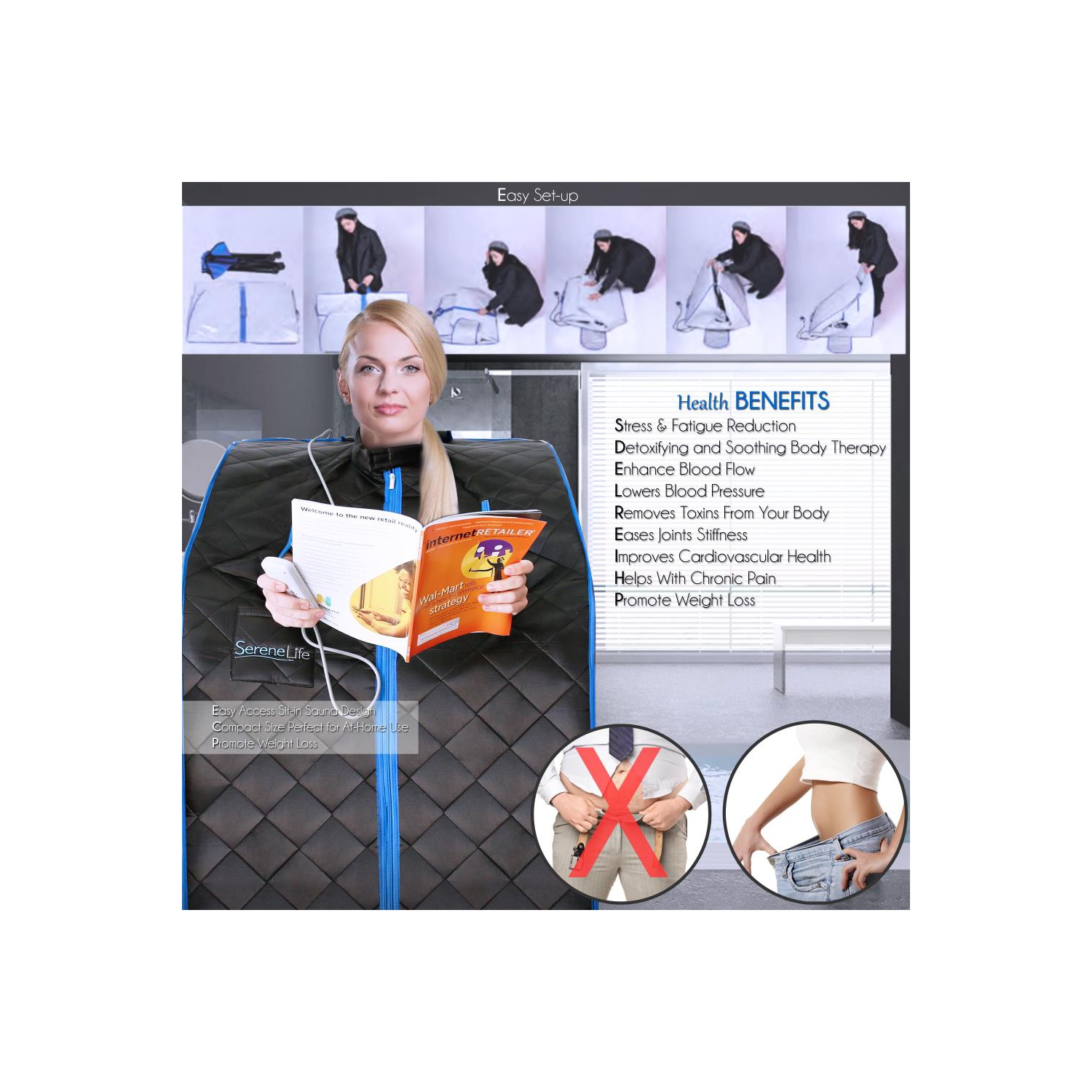 Compact & Portable Infrared Sauna