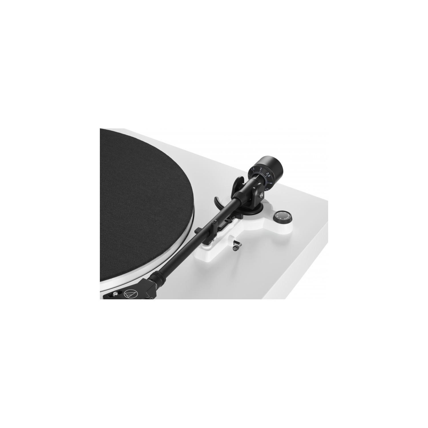 Tourne-disque Bluetooth à entraînement par courroie automatique d'Audio-Technica - Blanc