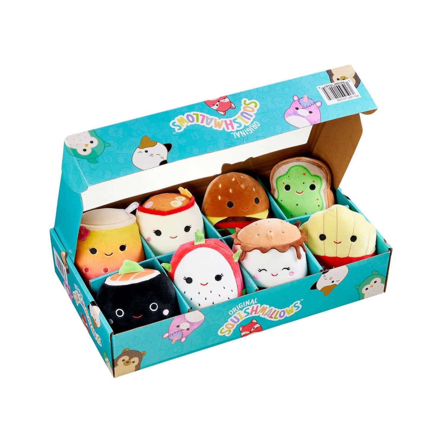 Squishmallow 5-inch, Food Theme, 8-Pack