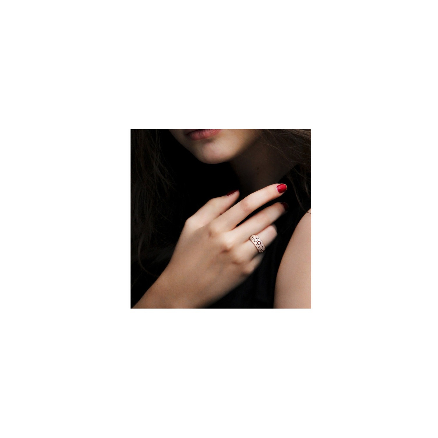 1/10 Carat Diamond Ring in Sterling Silver