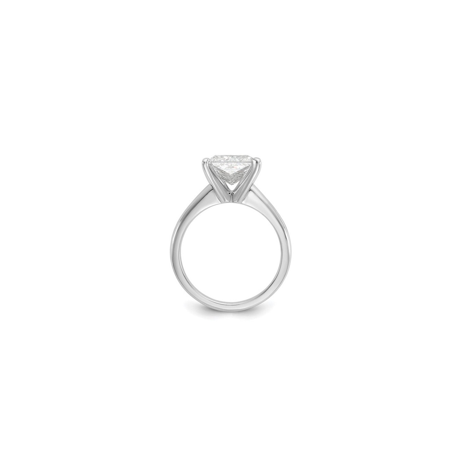 2.20 Carat Certified Lab-Grown Diamond Solitaire Engagement Ring in 14K White Gold