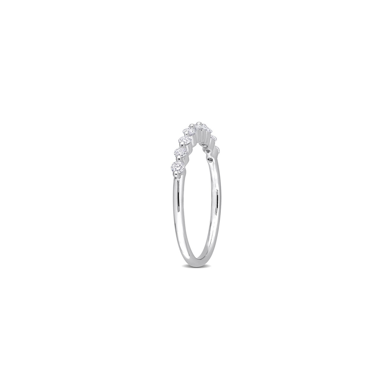 1/3 Carat Lab-Grown Diamond Anniversary Band Ring in Sterling Silver