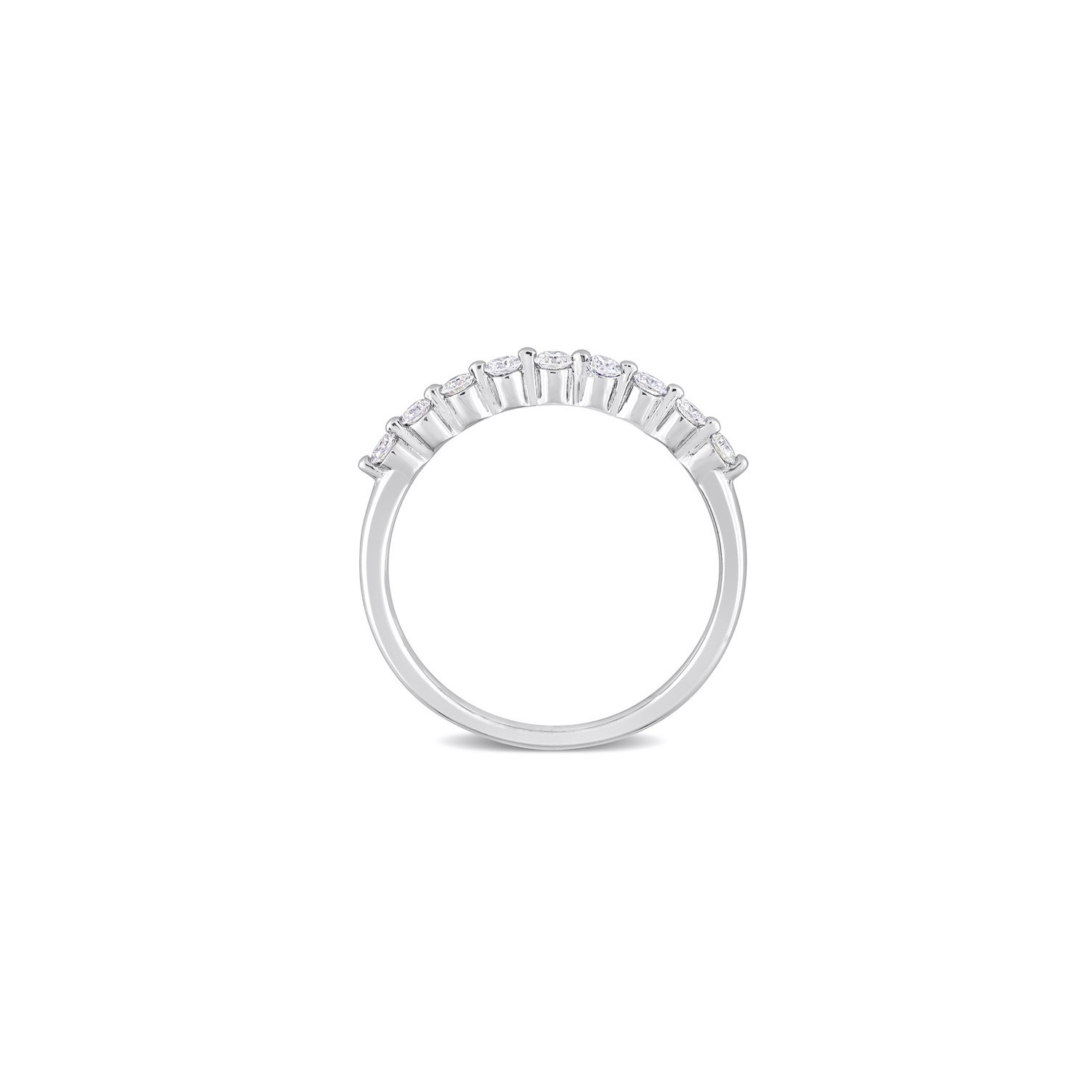 1/3 Carat Lab-Grown Diamond Anniversary Band Ring in Sterling Silver