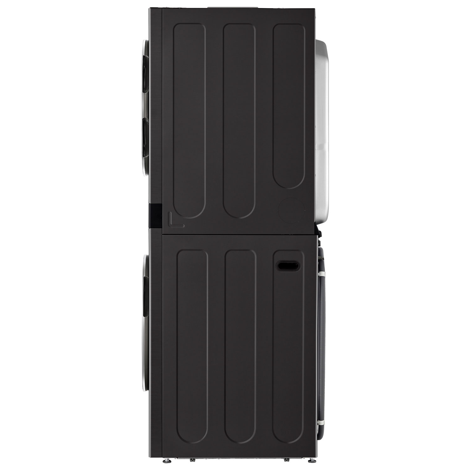 Duo WashTower avec laveuse électrique 5 pi³ et sécheuse de 7,8 pi³ HeatPump de LG - Acier noir