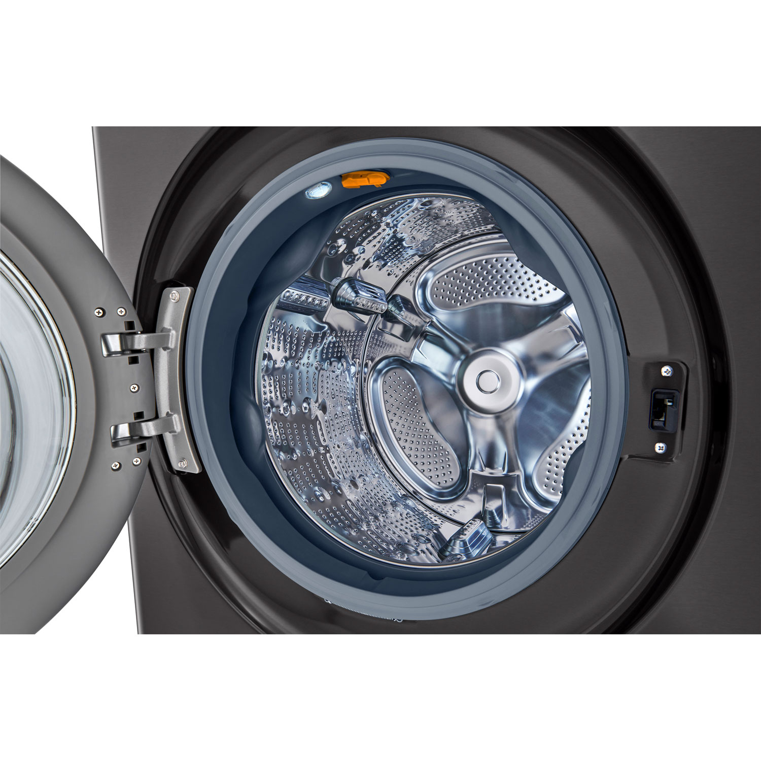 Duo WashTower avec laveuse électrique 5 pi³ et sécheuse de 7,8 pi³ HeatPump de LG - Acier noir