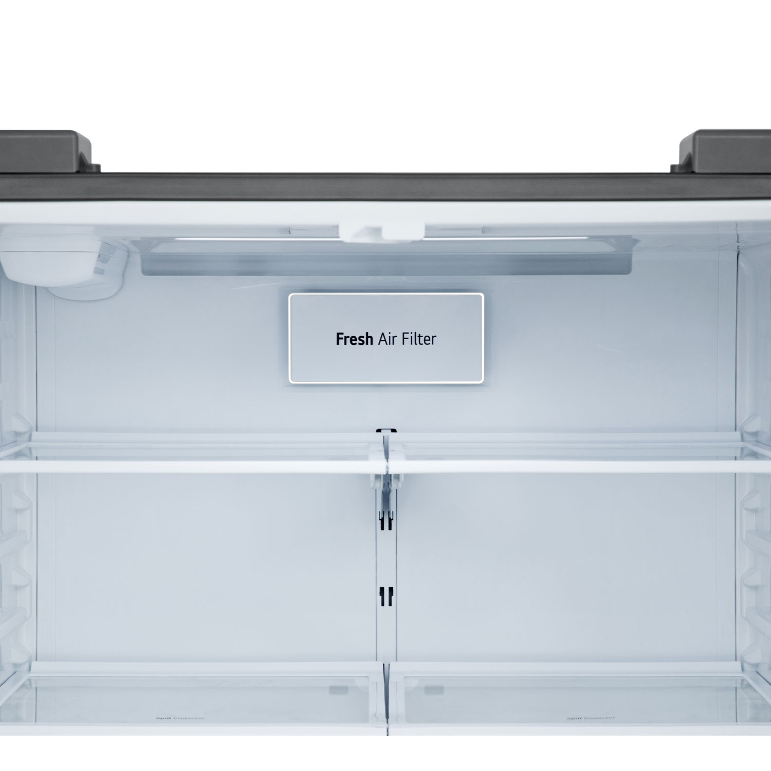 Réfrigérateur à deux portes 20,2 pi³ 33 po avec distributeur de glaçons de LG - Inox