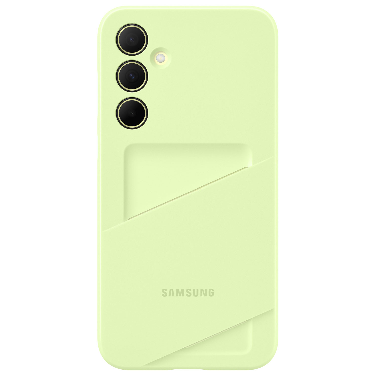 Samsung Card Slot Case for Galaxy A35 - Lime