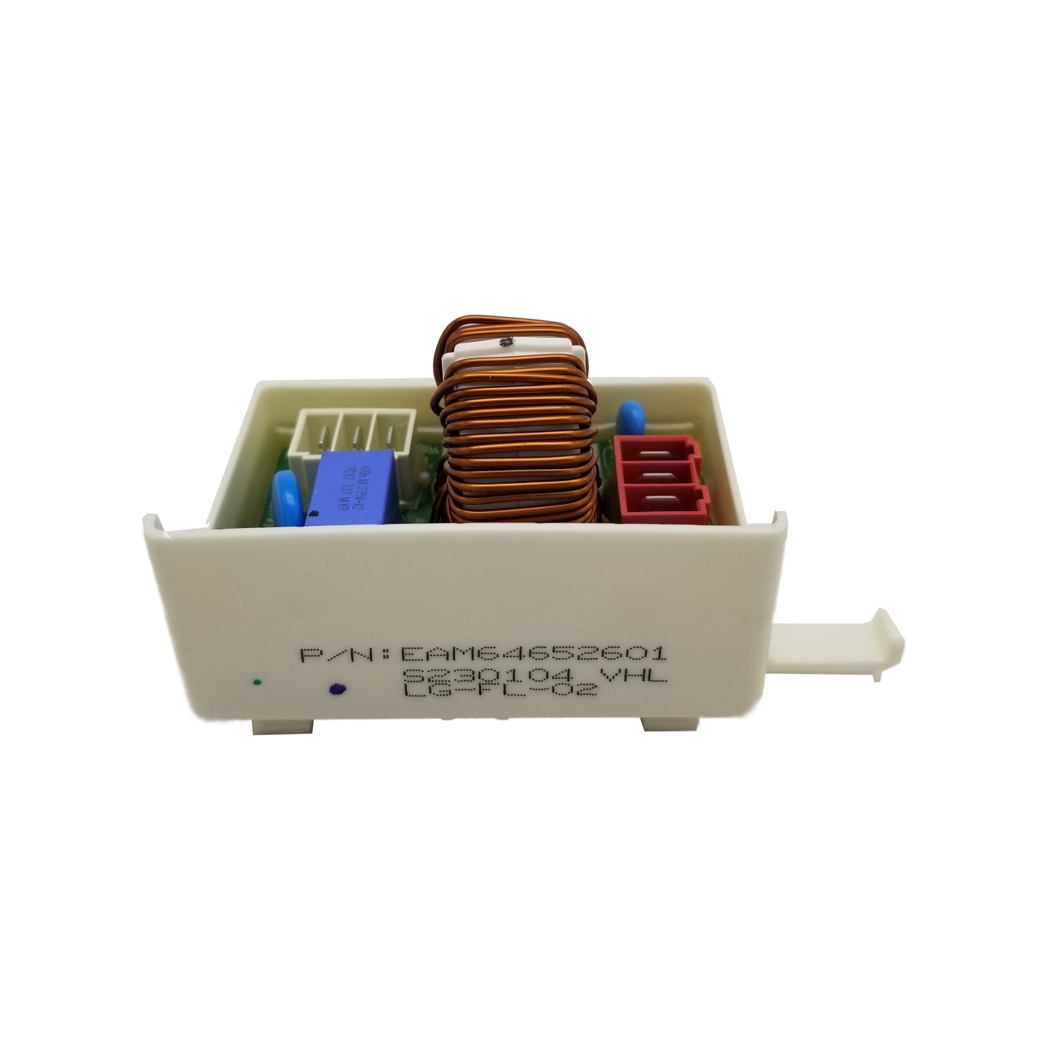 Ensemble de filtre noir pour LAVEUSE ET SÉCHEUSE WKEX200HBA 5,2CF de LG remis à neuf, n° de pièce : Pièce d'origine EAM63891333