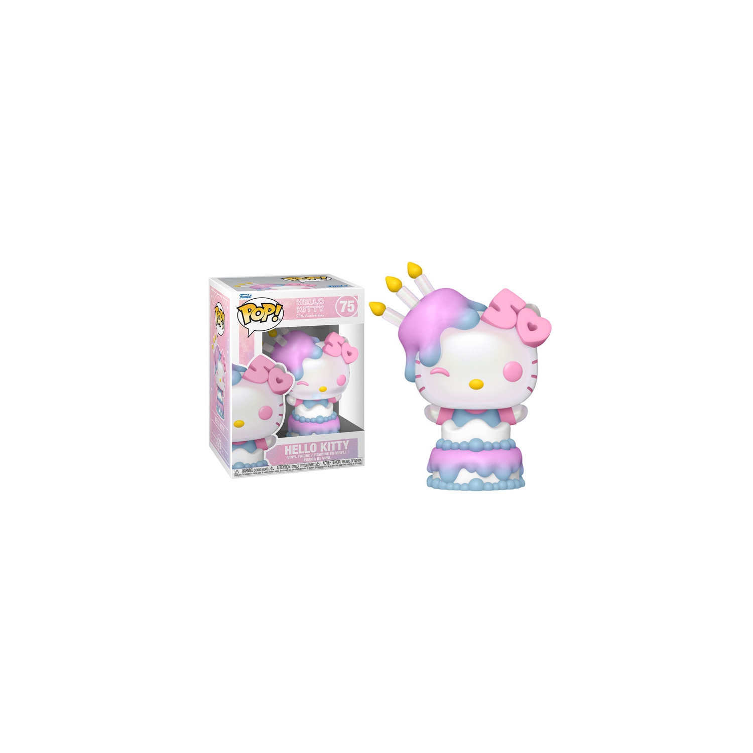 Funko Pop! Sanrio Hello Kitty Vinyl Figure 50th Anniversary Hello Kitty (In Cake) #75