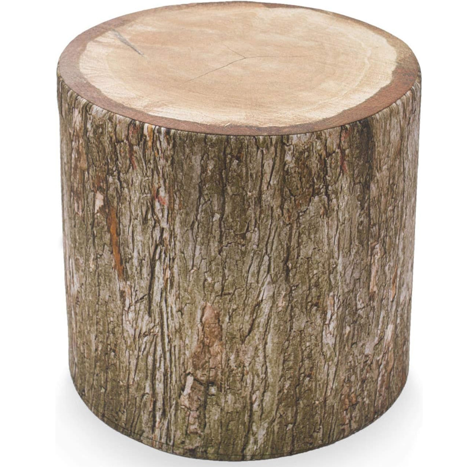 Delsit Pouf and Footstool Ottoman - Waterproof Round Stool for Indoor and Outdoor Use, Room Decor & Furniture with Removable Cover, Made in Europe