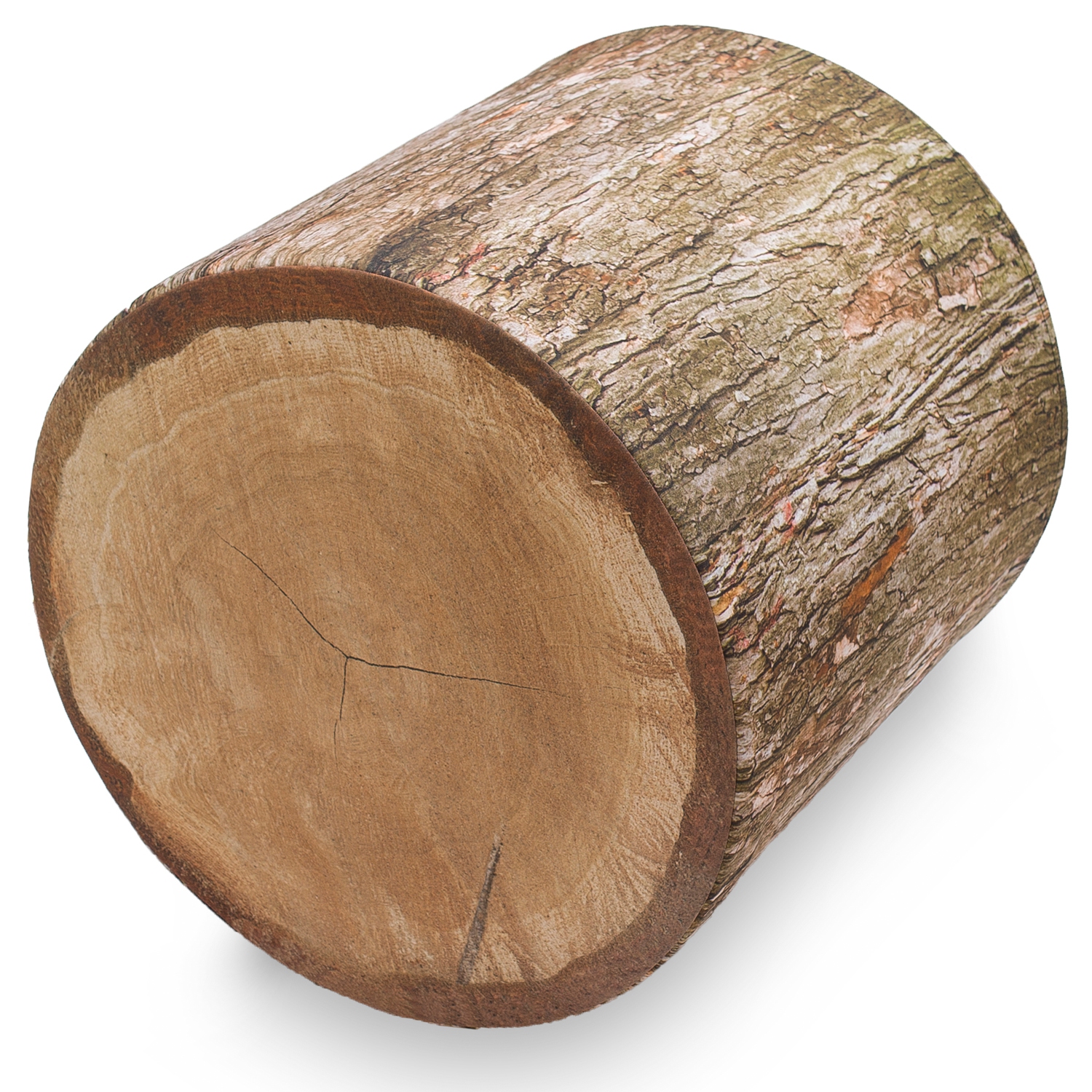 Delsit Pouf and Footstool Ottoman - Waterproof Round Stool for Indoor and Outdoor Use, Room Decor & Furniture with Removable Cover, Made in Europe