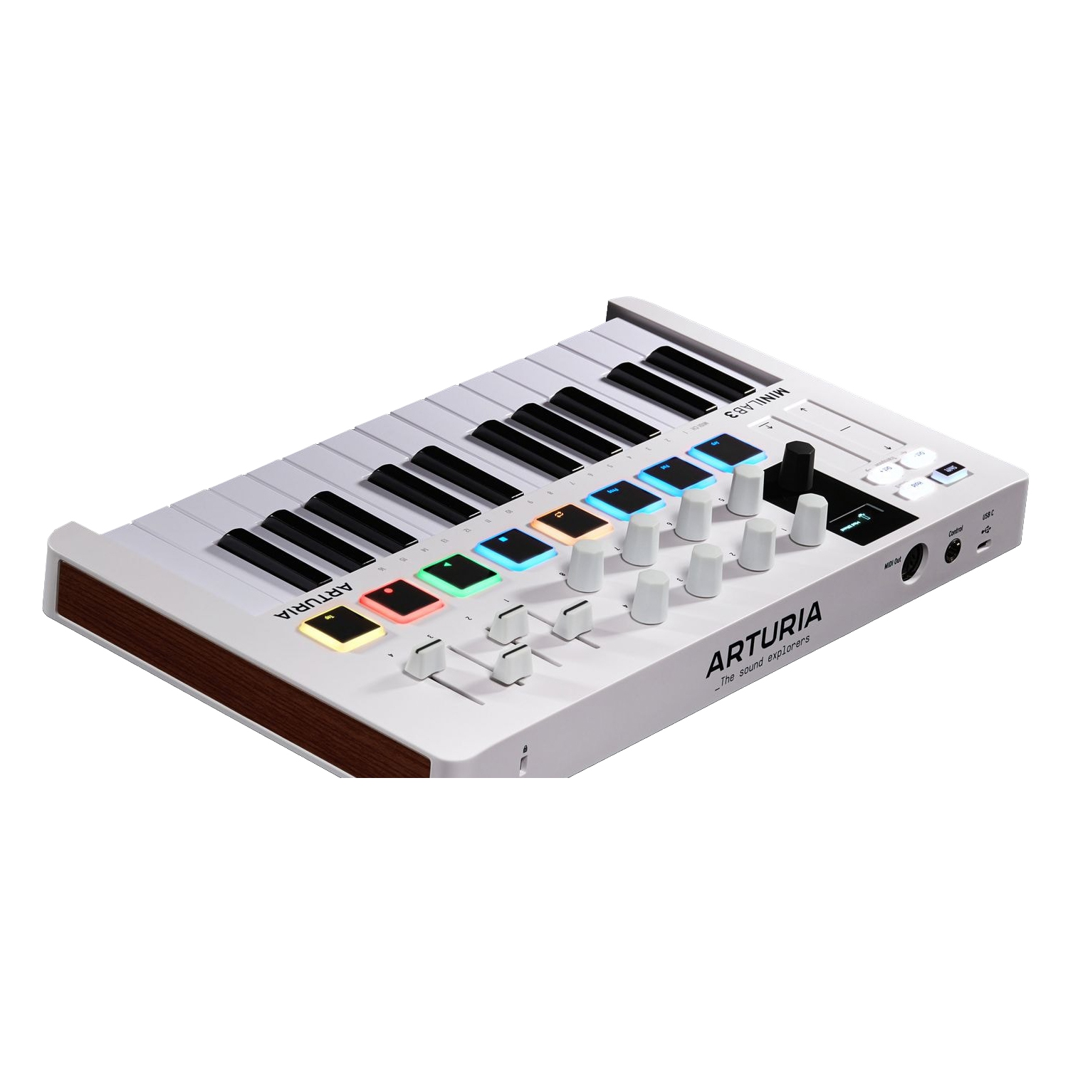 Arturia MiniLab 3 25-Key MIDI Controller w/Software - White