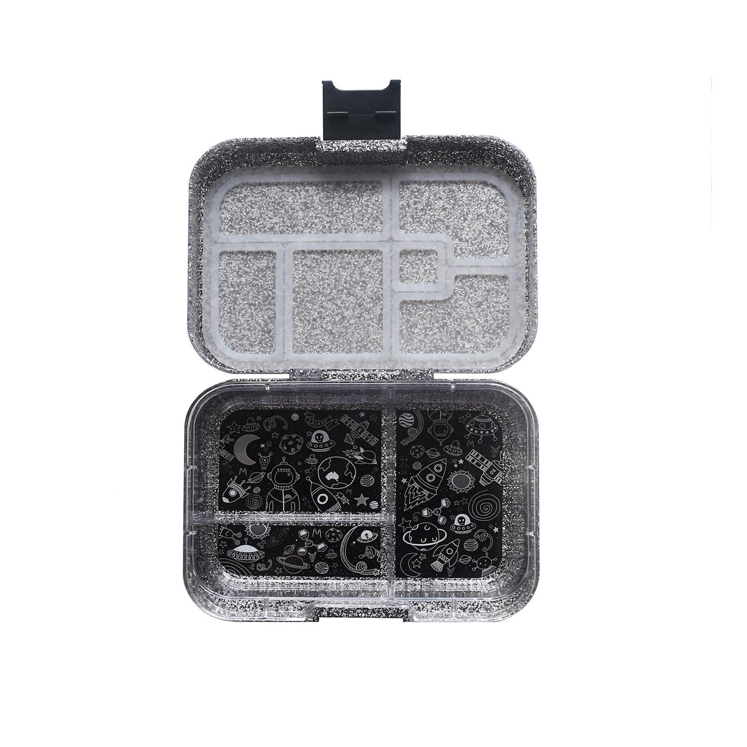 Munchbox Eco-Friendly Dishwasher Safe Child's Lunchbox - Sparkle Black