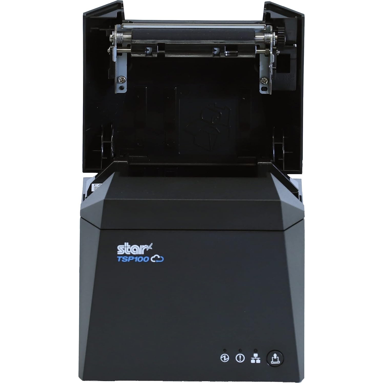 Star Micronics Thermal Receipt Printer TSP143IVUW - TSP100IV Series Cutter, WLAN, USB-C, Ethernet, CLOUDPRNT with Ethernet and USB Cable, Gray