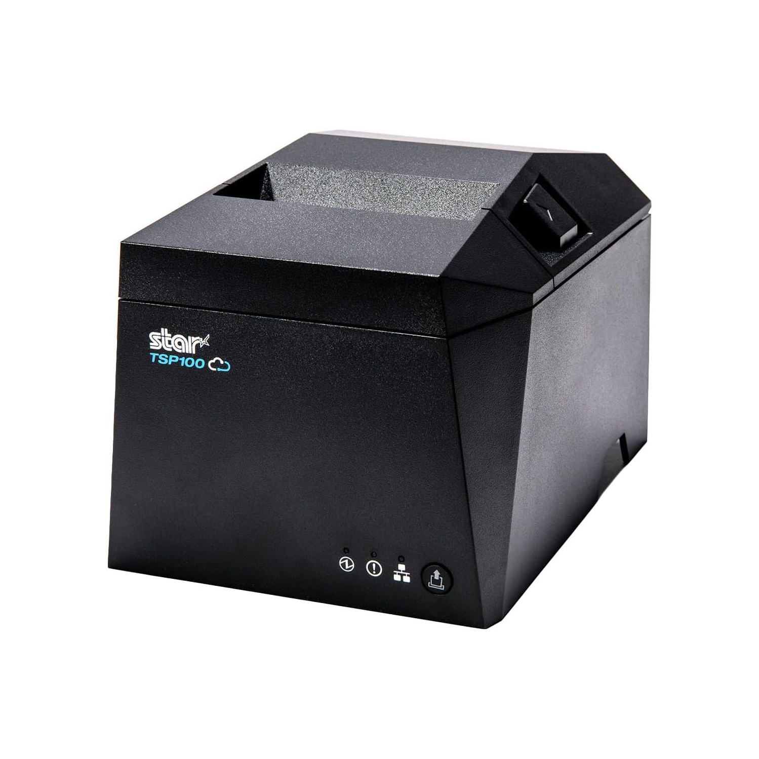 Star Micronics Thermal Receipt Printer TSP143IVUE - TSP100IV Series Cutter, AOA, USB-C, USB-A, Ethernet, CLOUDPRNT with Ethernet and USB Cable, Gray