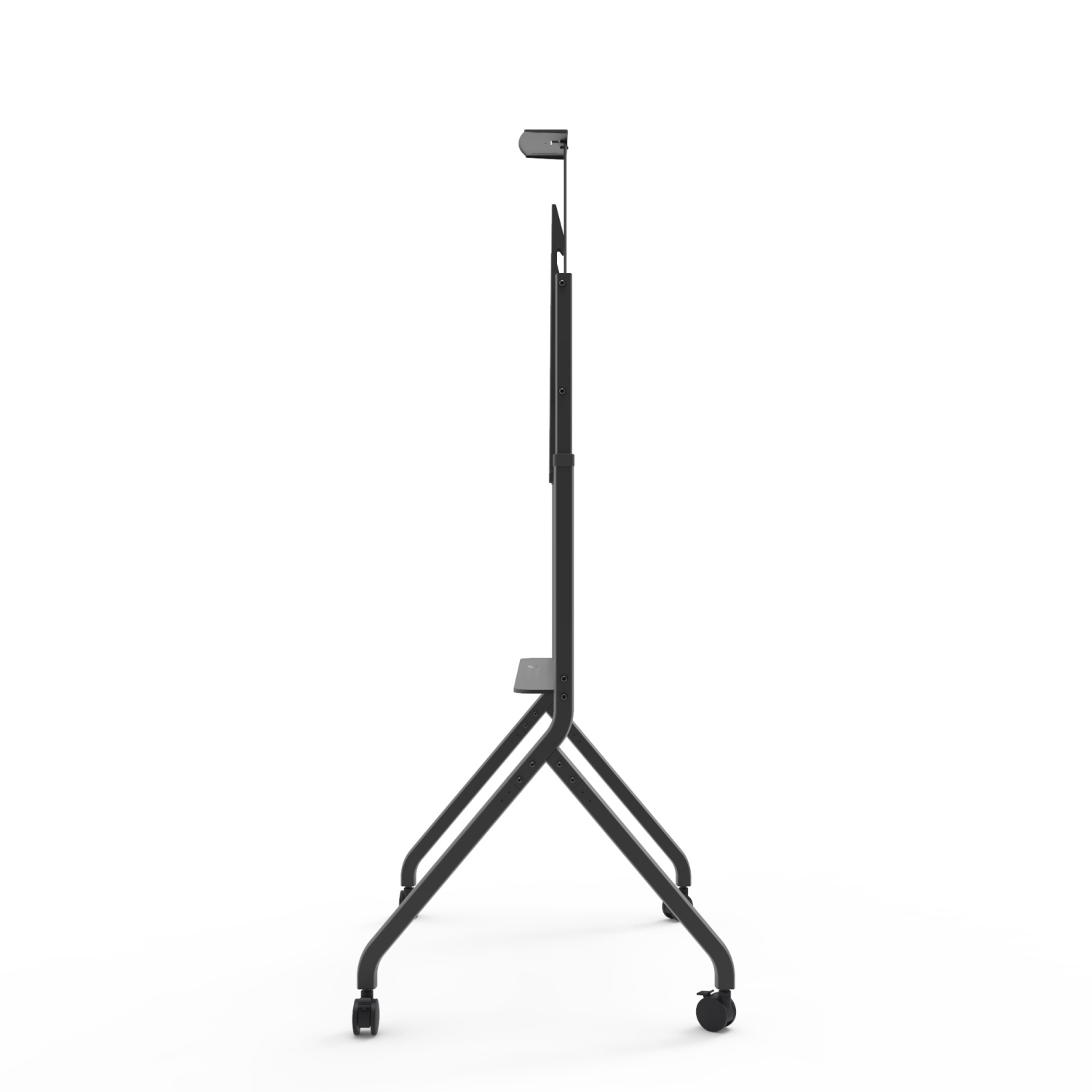 Kanto MTP100 Heavy Duty Height Adjustable Rolling TV Stand for 55" - 100" Screens