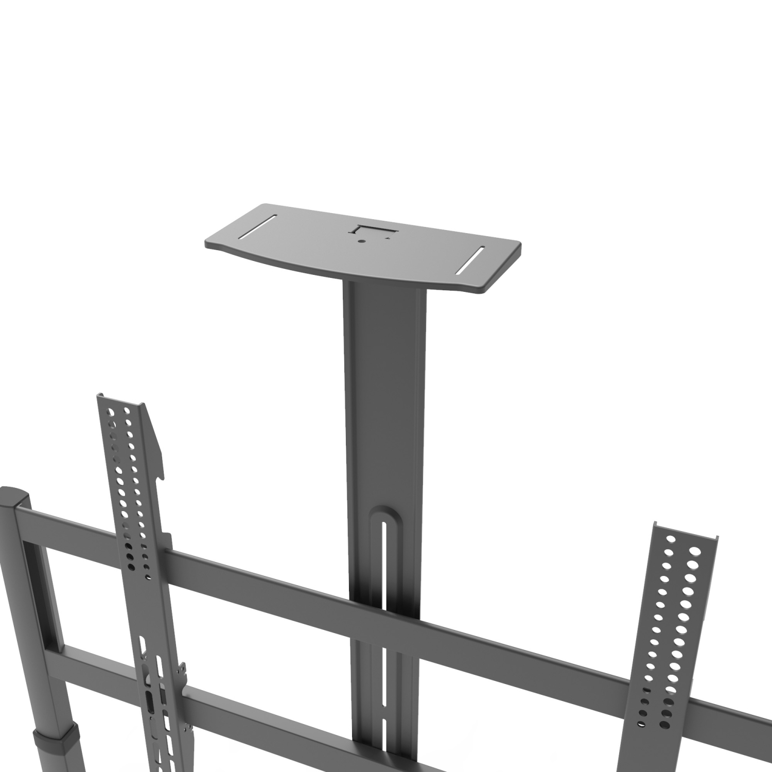 Kanto MTP100 Heavy Duty Height Adjustable Rolling TV Stand for 55" - 100" Screens