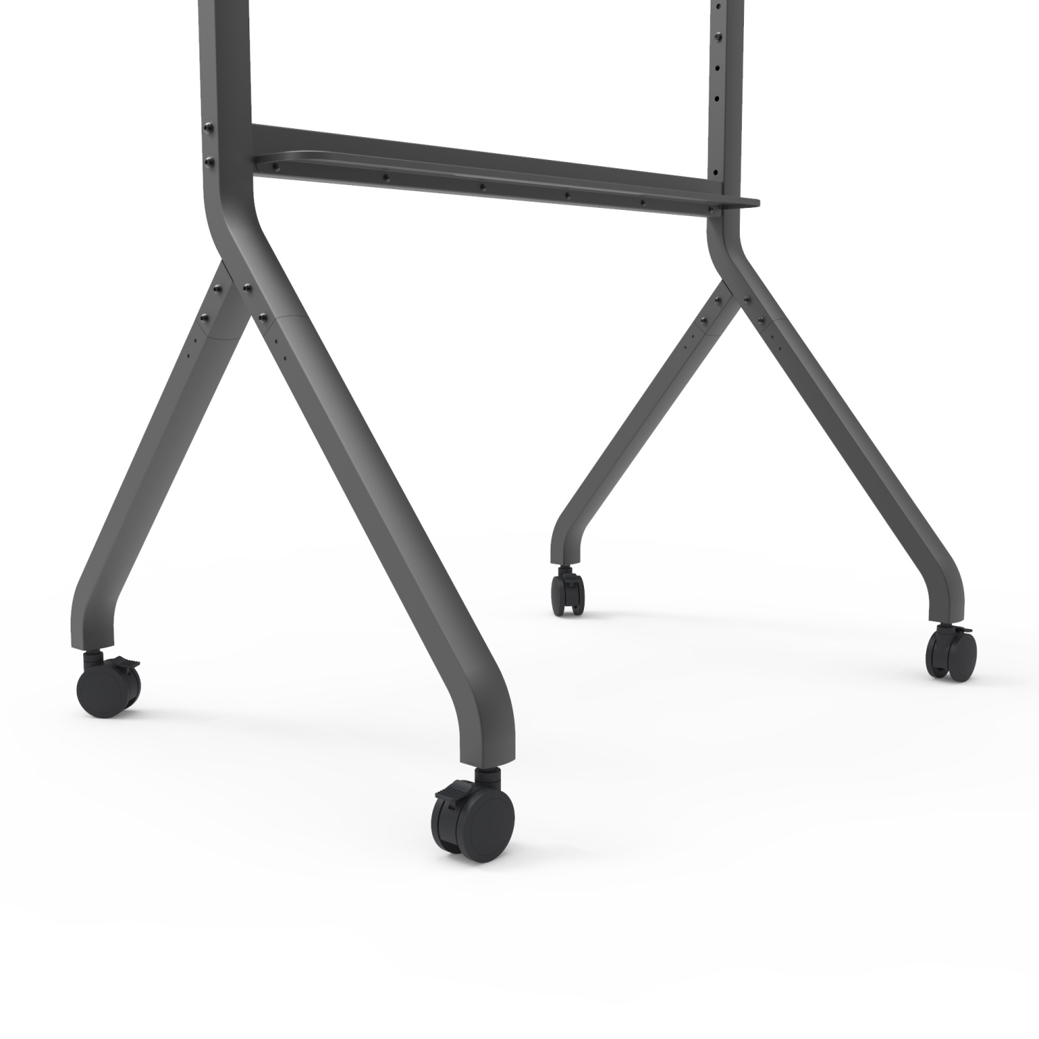 Kanto MTP100 Heavy Duty Height Adjustable Rolling TV Stand for 55" - 100" Screens