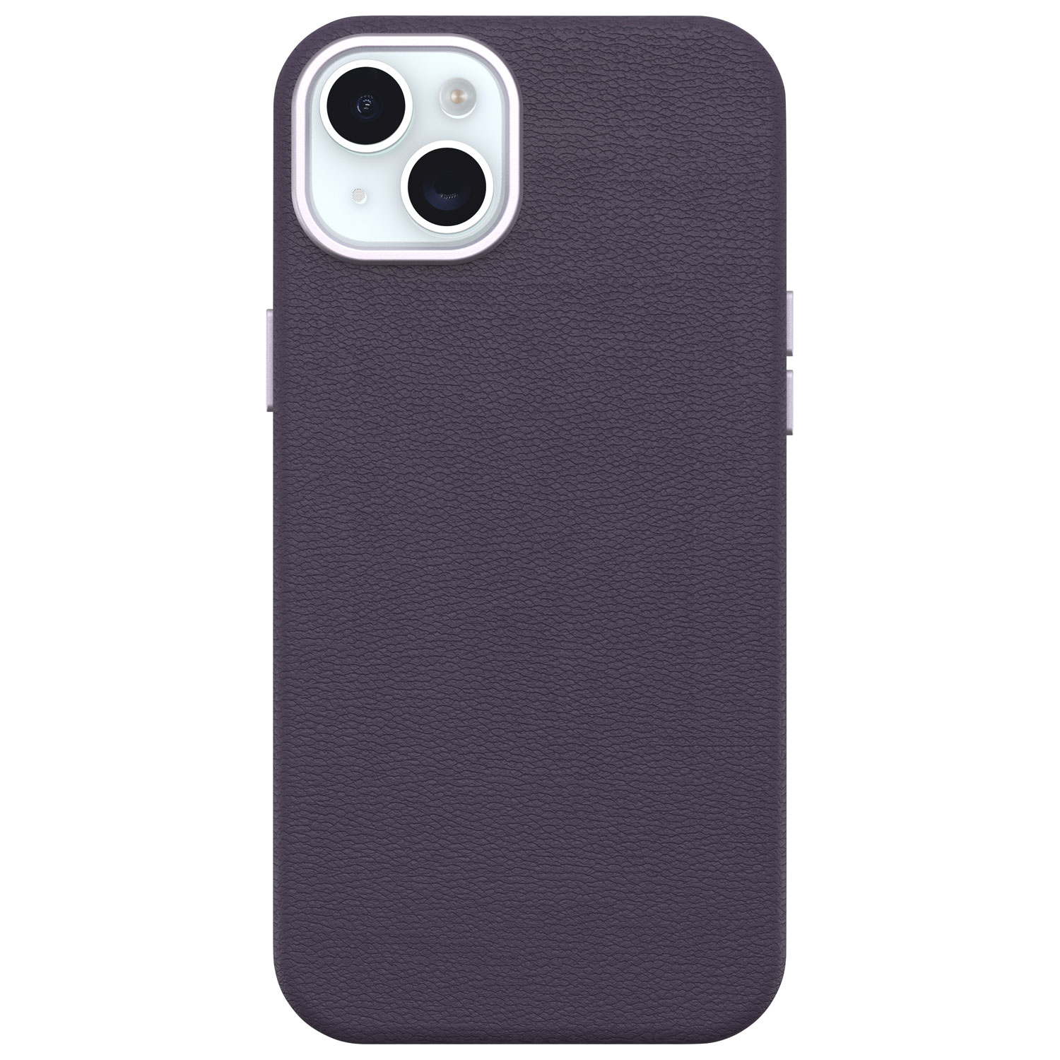Étui rigide ajusté en cuir de cactus Symmetry d'OtterBox pour iPhone 15 Plus - Violet