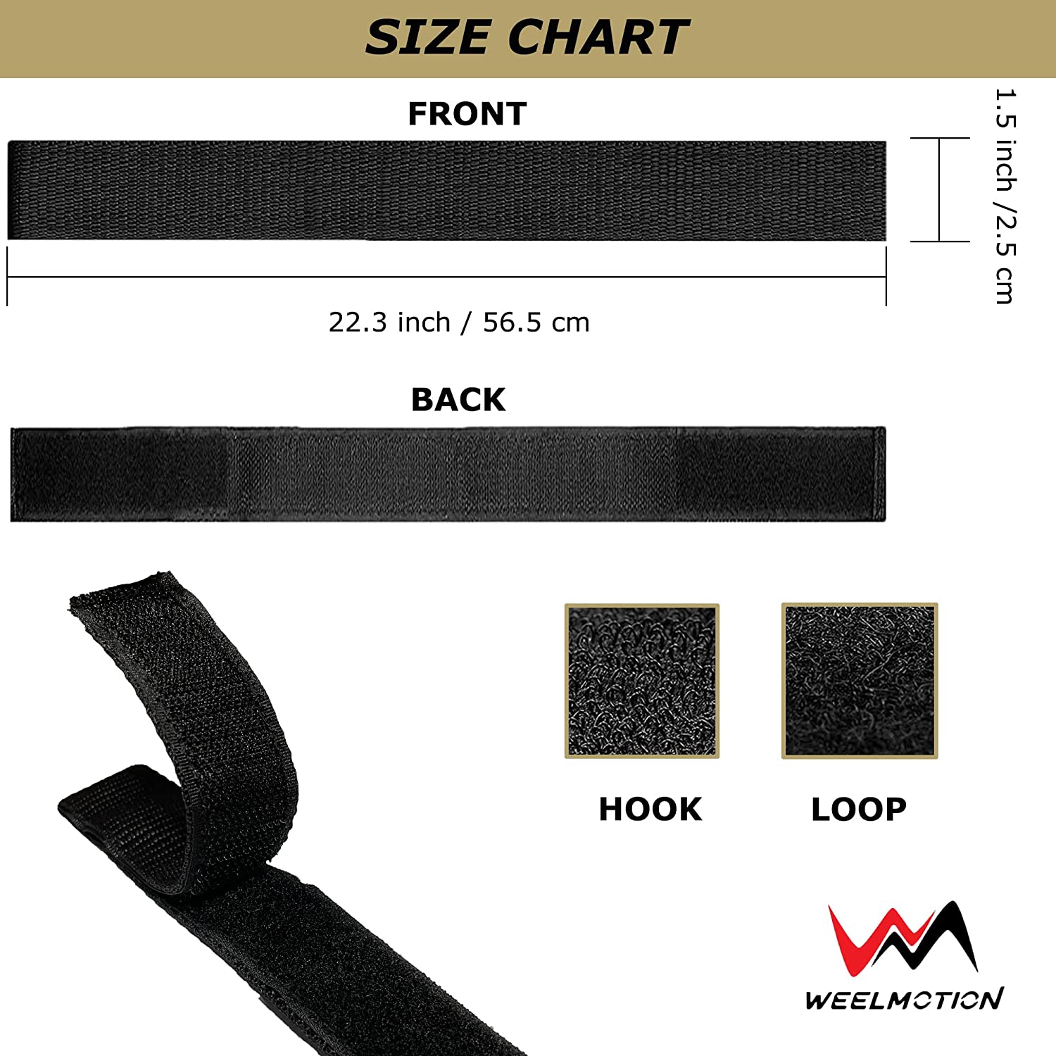 Sangles de fixation de kart réglables WEELMOTION, 6 pièces, sangles de rechange anti-usure améliorées pour fixation de siège de planche gyroscopique,
