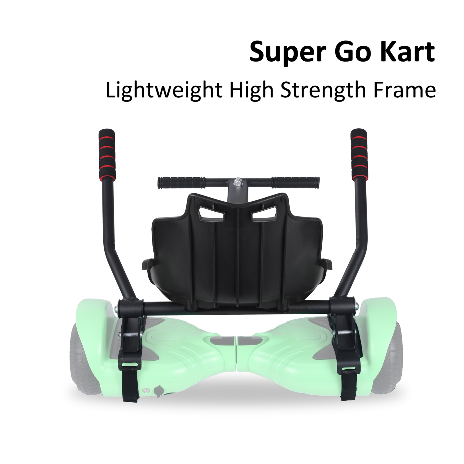 Planche gyroscopique à roue clignotante BIIST, Go Kart Attachment, accessoires de siège de planche volante Go Kart réglables, pour tous les âges,