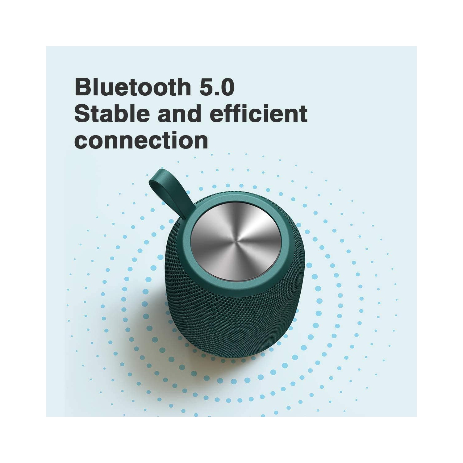 Haut-parleur Bluetooth sans fil Bluetooth 5,0, mini haut-parleurs portatifs 360 son ambiophonique HD stéréo IPX7 étanche pour haut-parleur intérieur